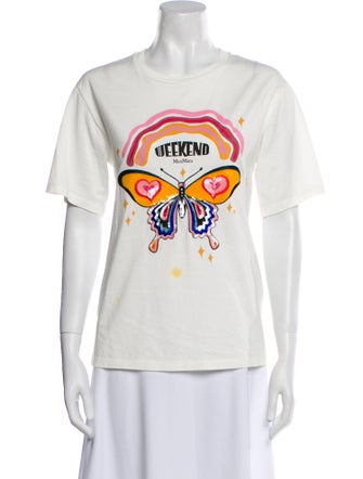 Weekend Max Mara Graphic Print Crew Neck T-Shirt