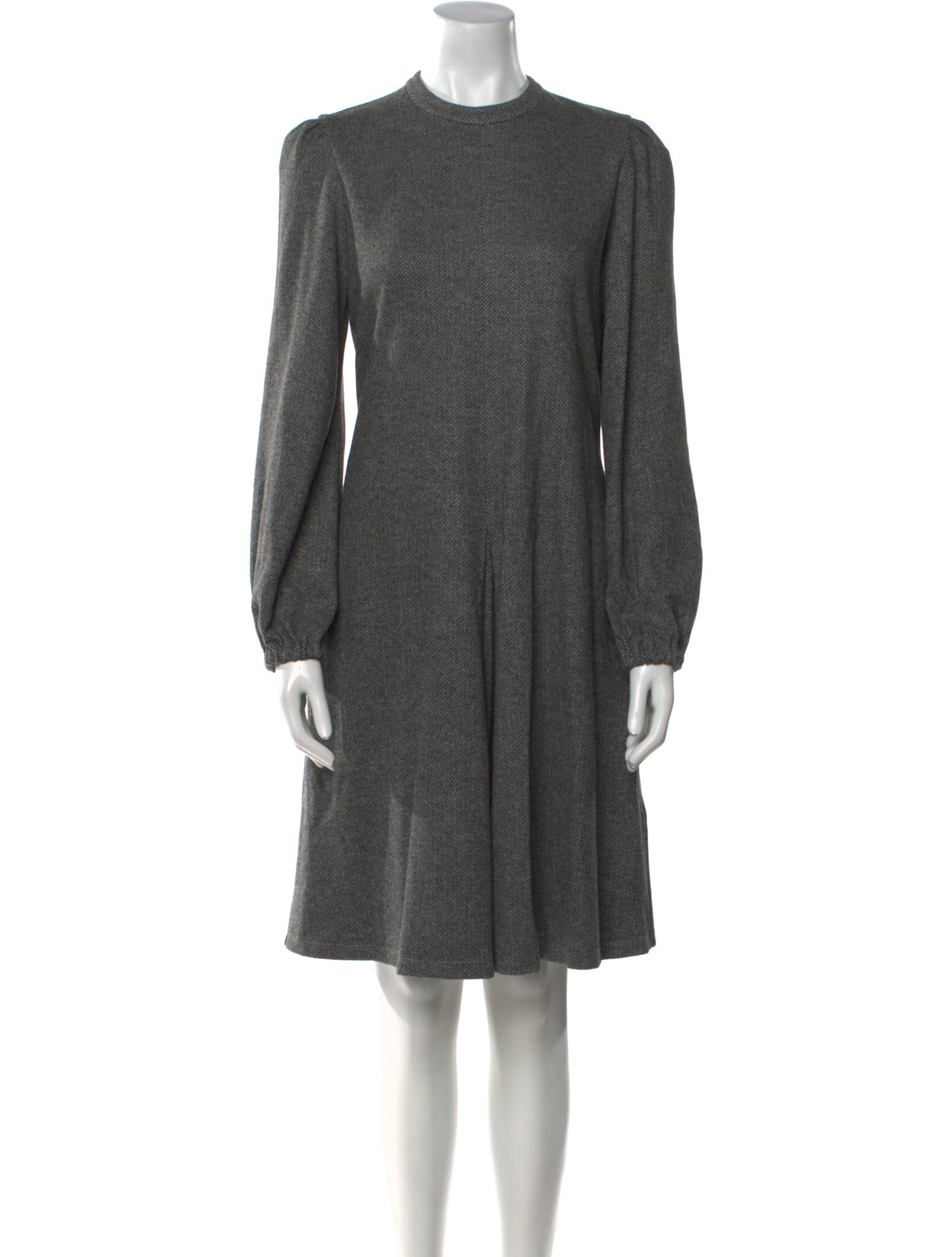 Weekend Max Mara Mock Neck Knee-Length Dress