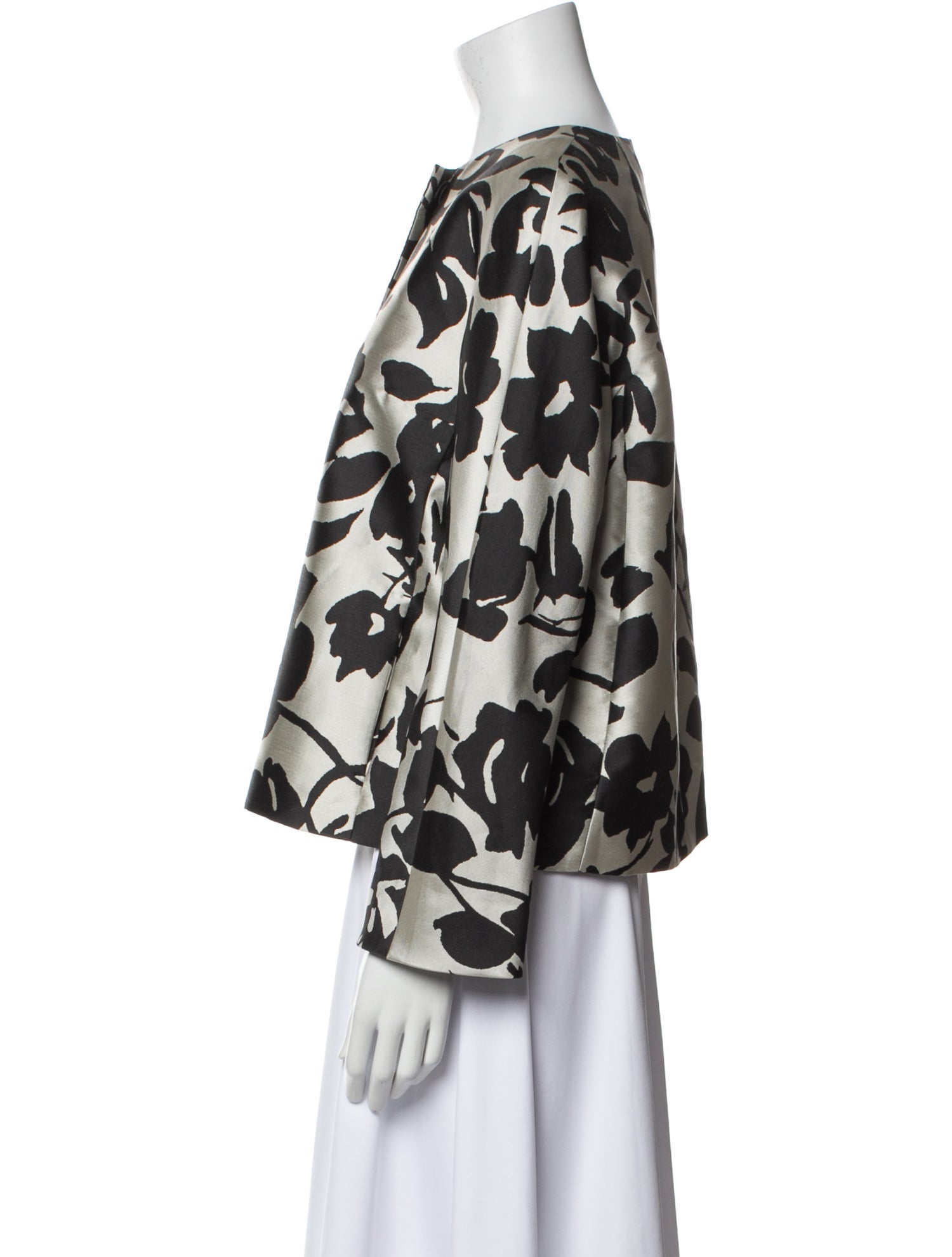 Weekend Max Mara Floral Print Crew Neck Top