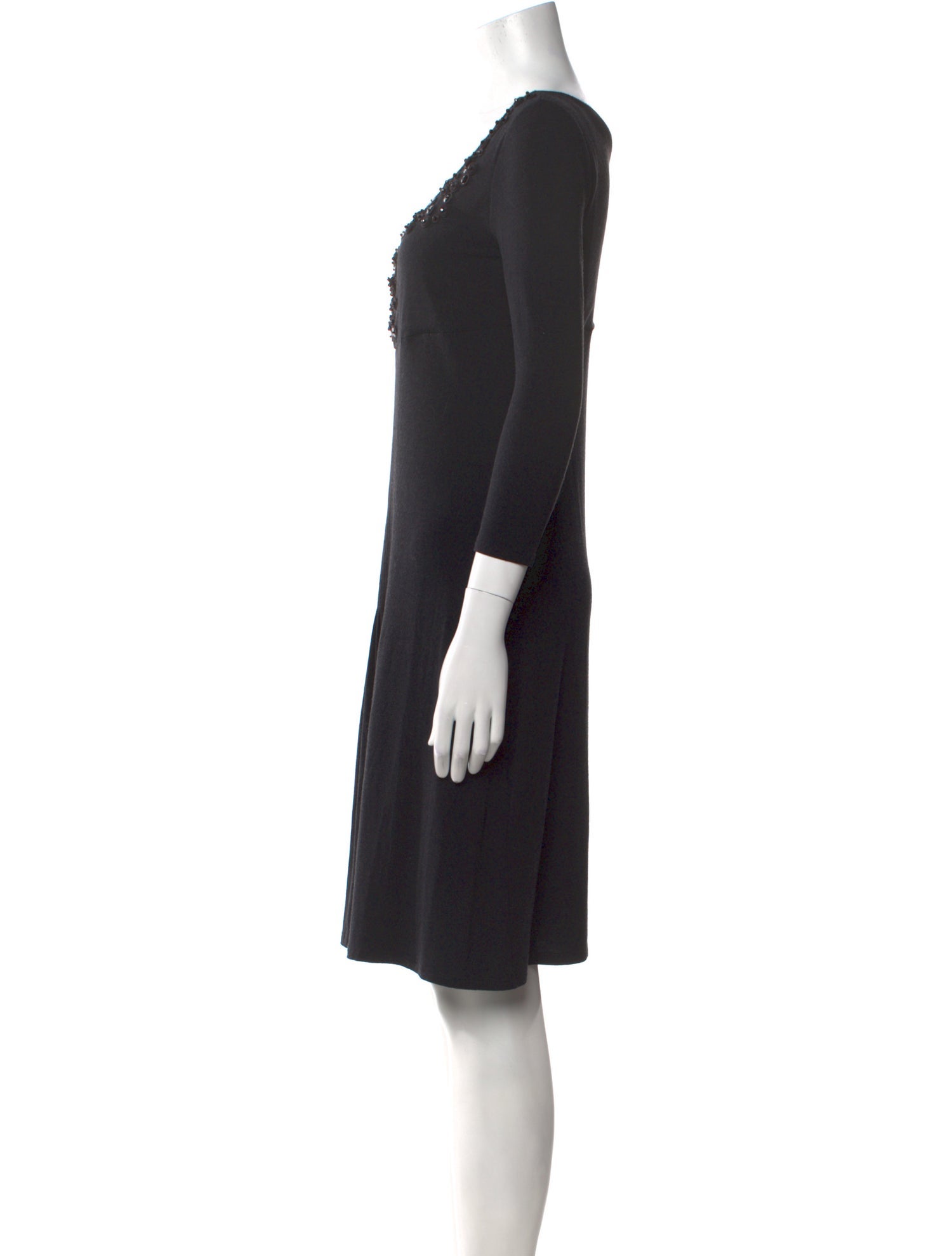 Weekend Max Mara Scoop Neck Knee-Length Dress
