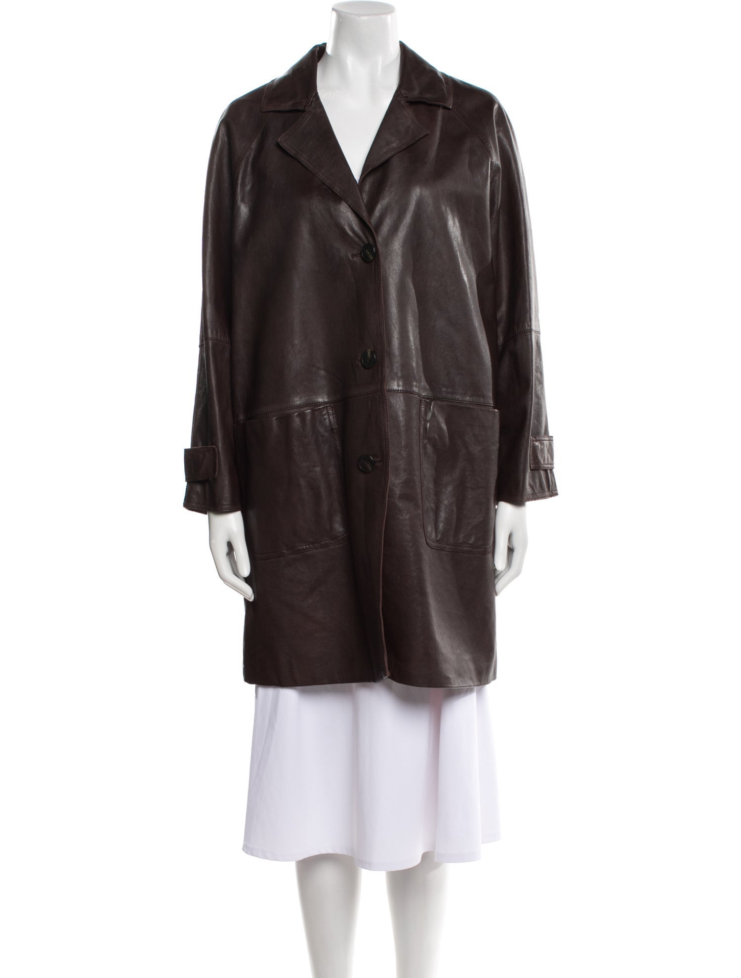 Weekend Max Mara Leather Coat