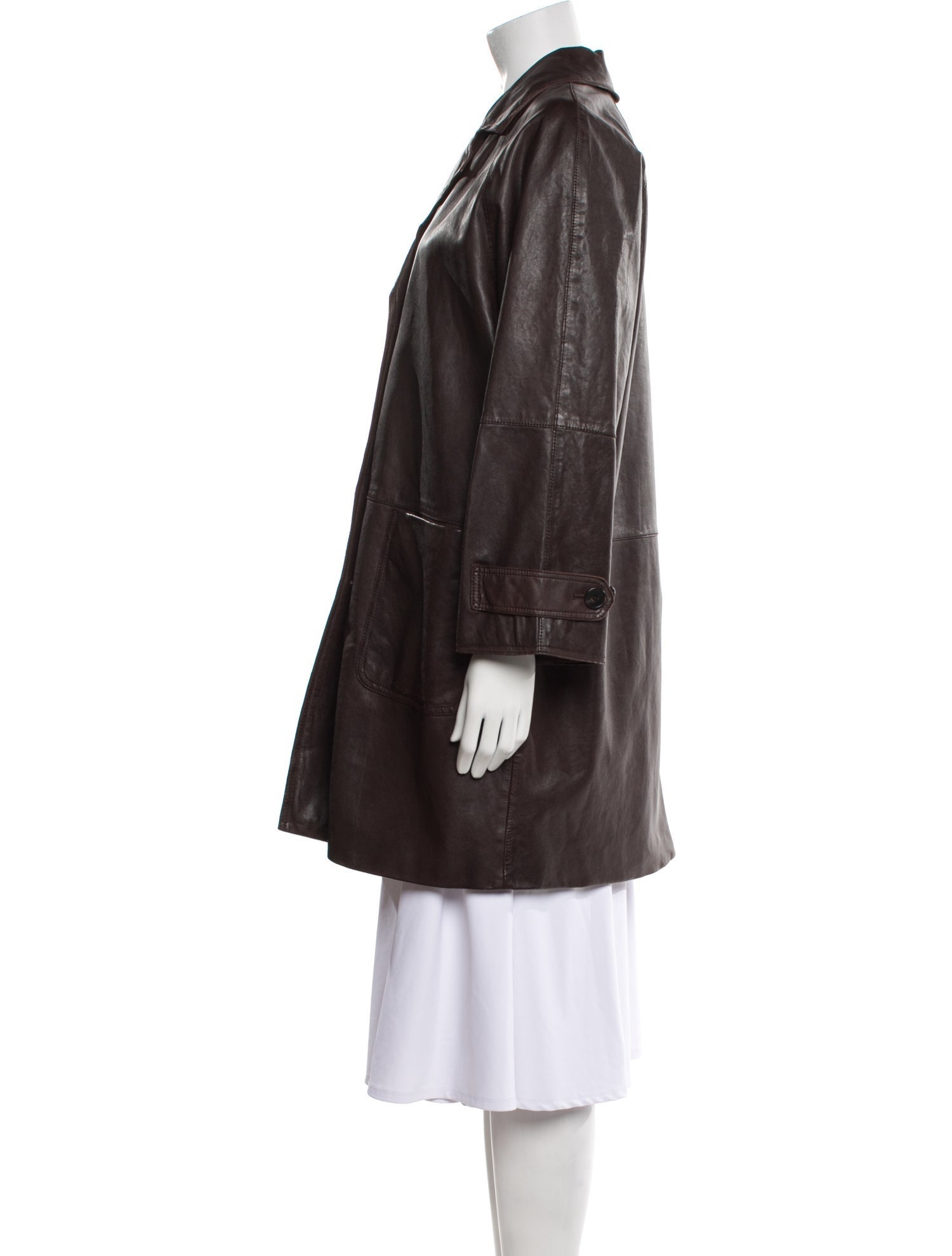 Weekend Max Mara Leather Coat