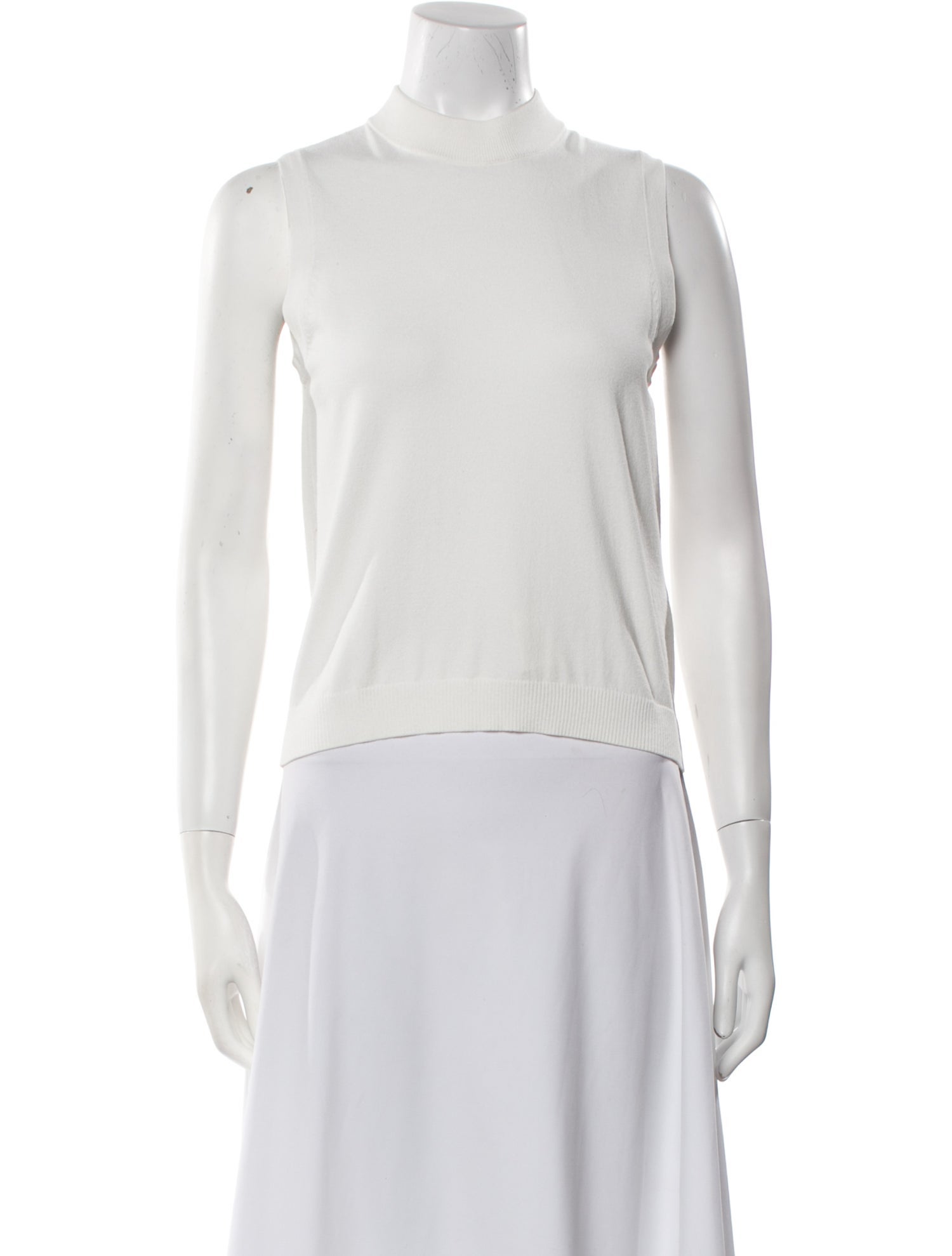 Weekend Max Mara Mock Neck Sleeveless Top