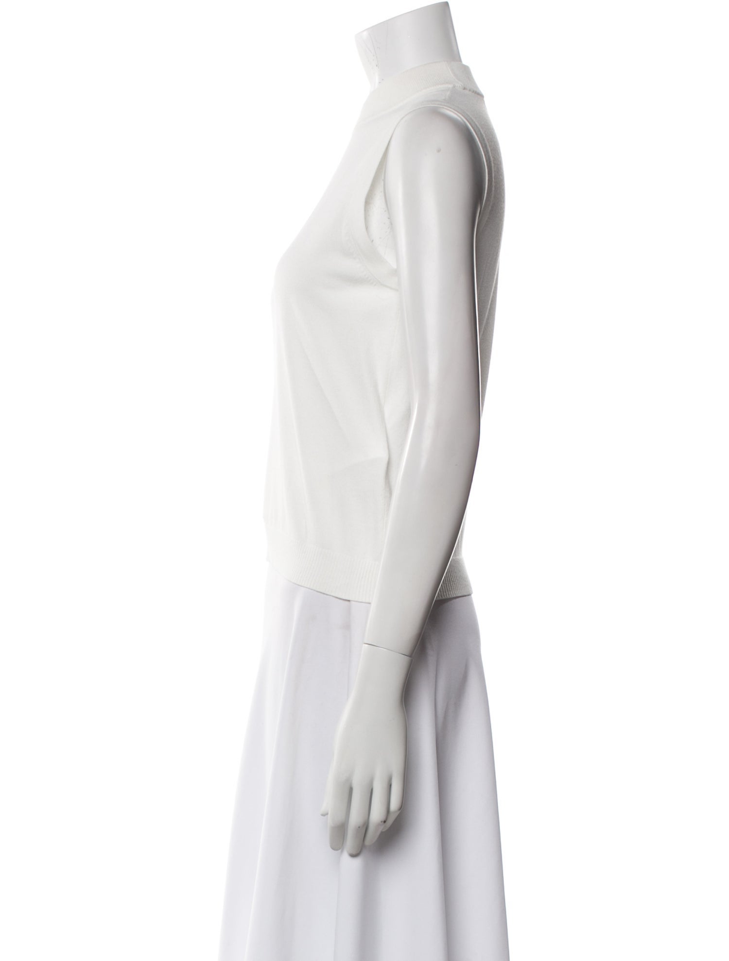 Weekend Max Mara Mock Neck Sleeveless Top