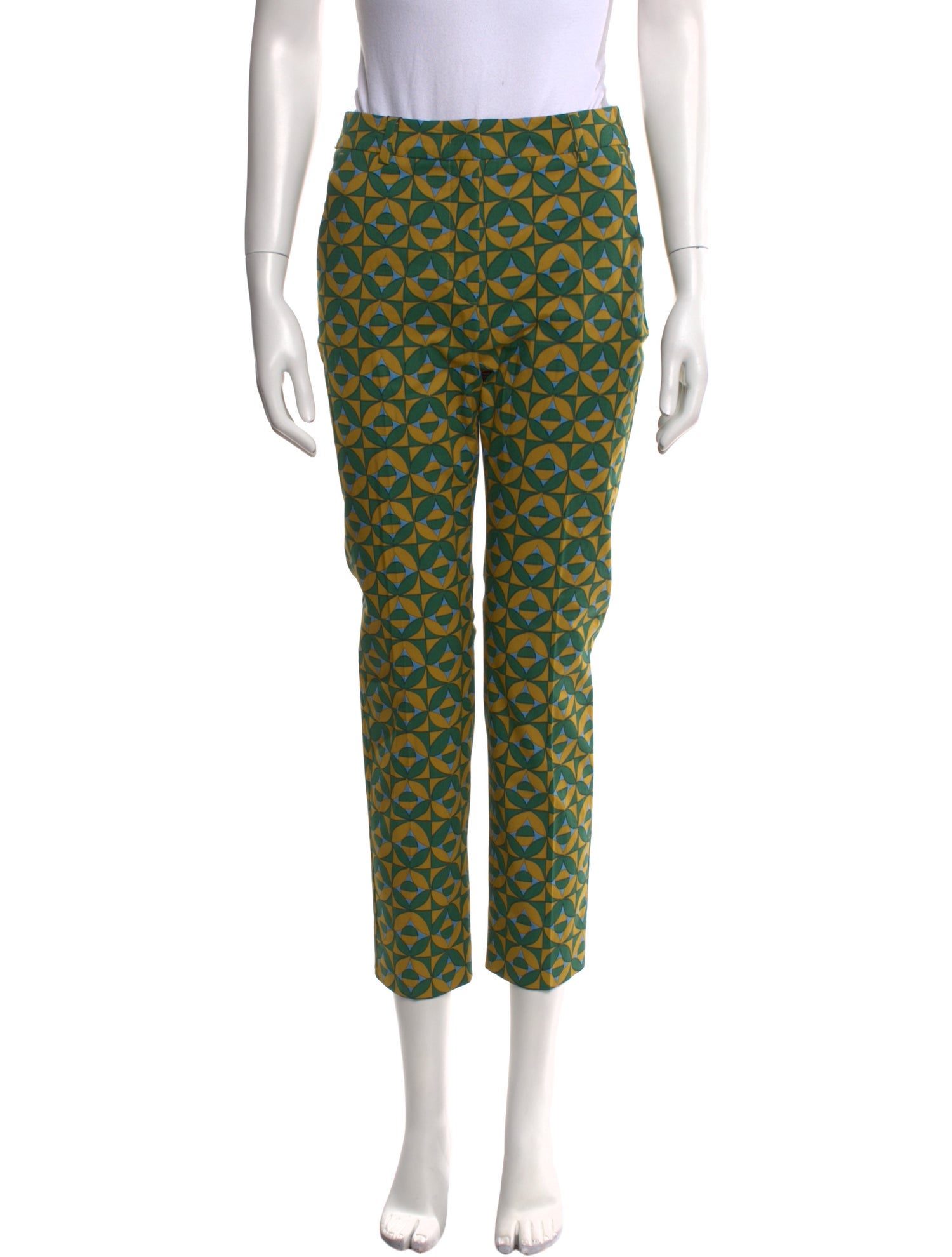 Weekend Max Mara Printed Straight Leg Pants