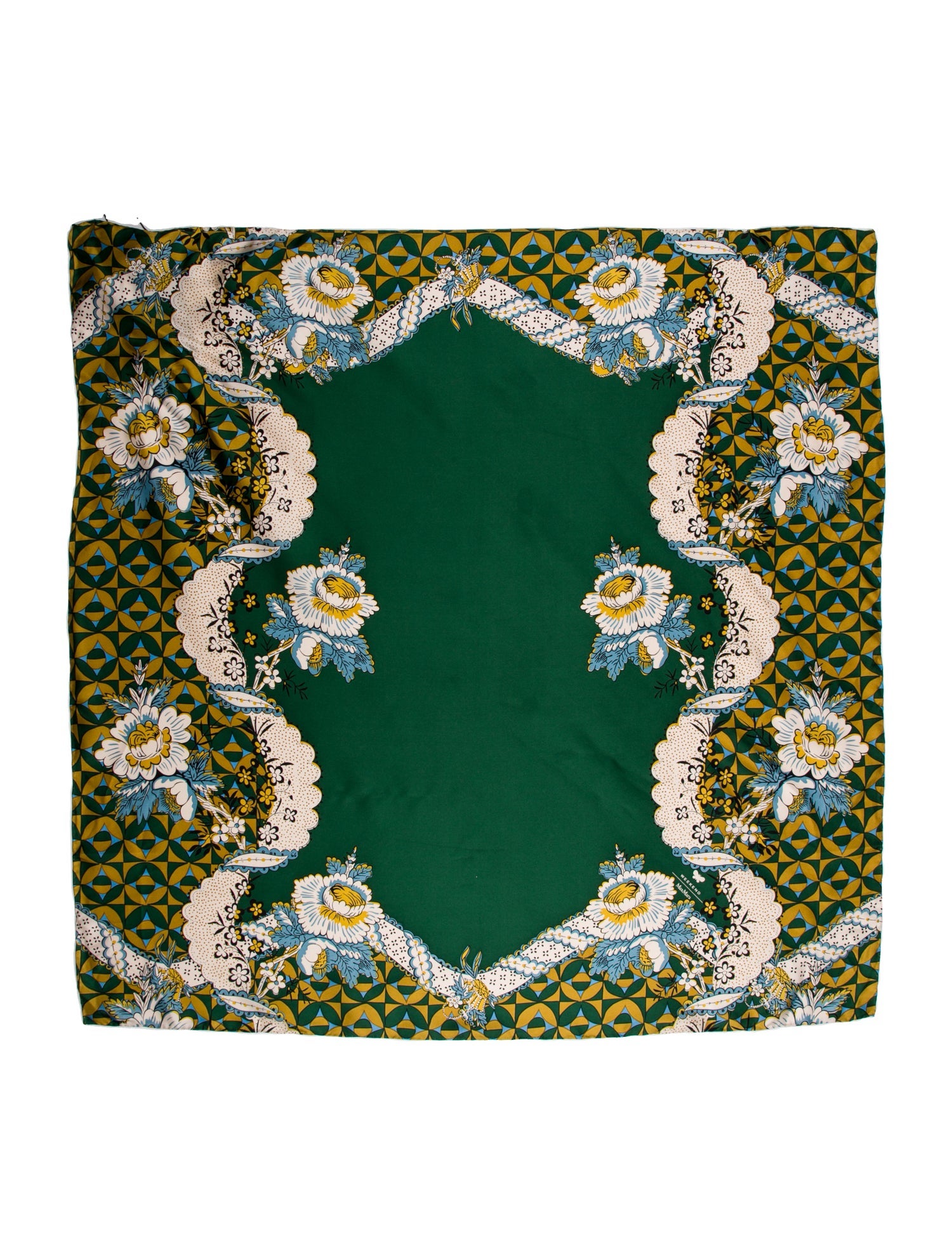 Weekend Max Mara Silk Floral Print Scarf