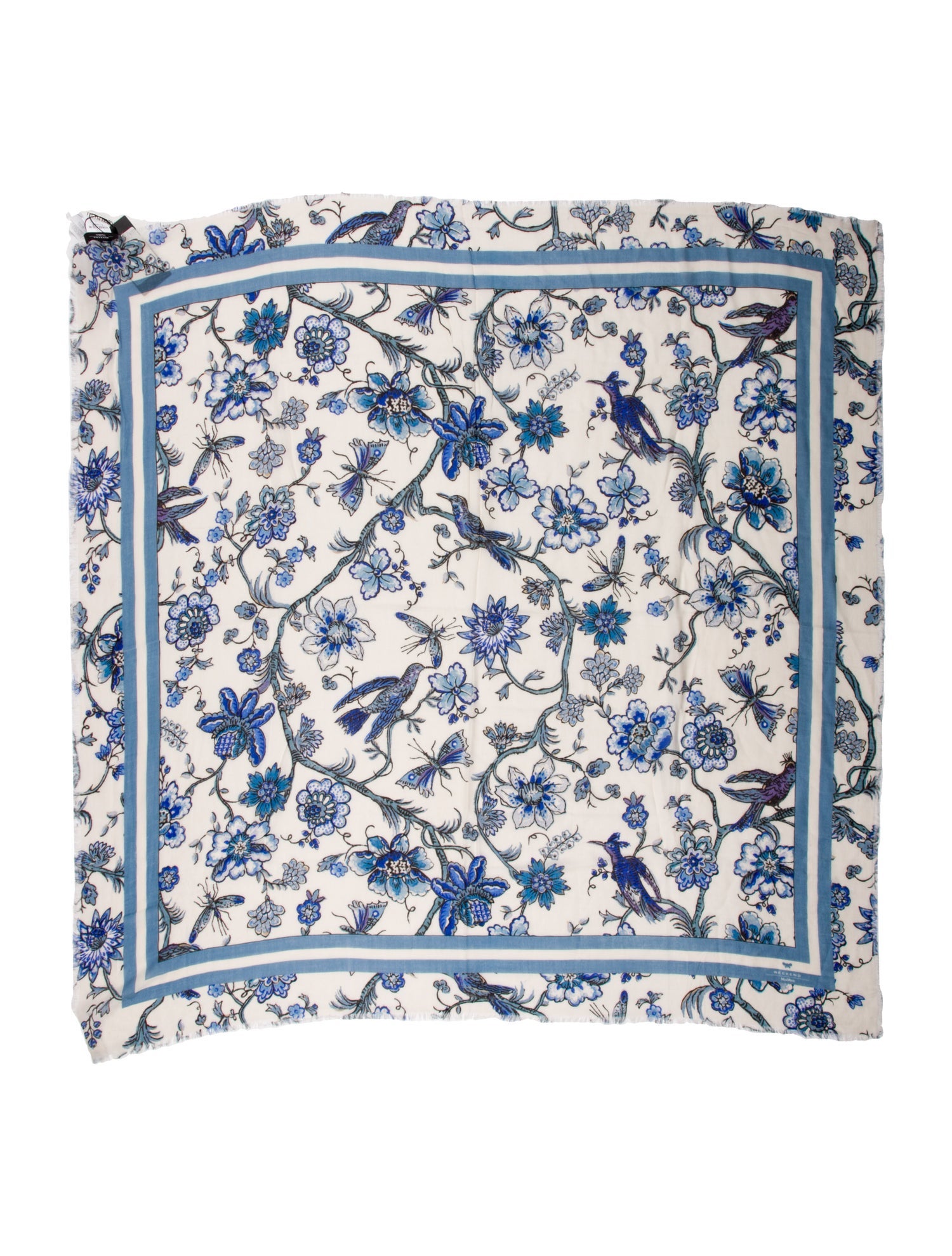 Weekend Max Mara Wool Floral Print Scarf