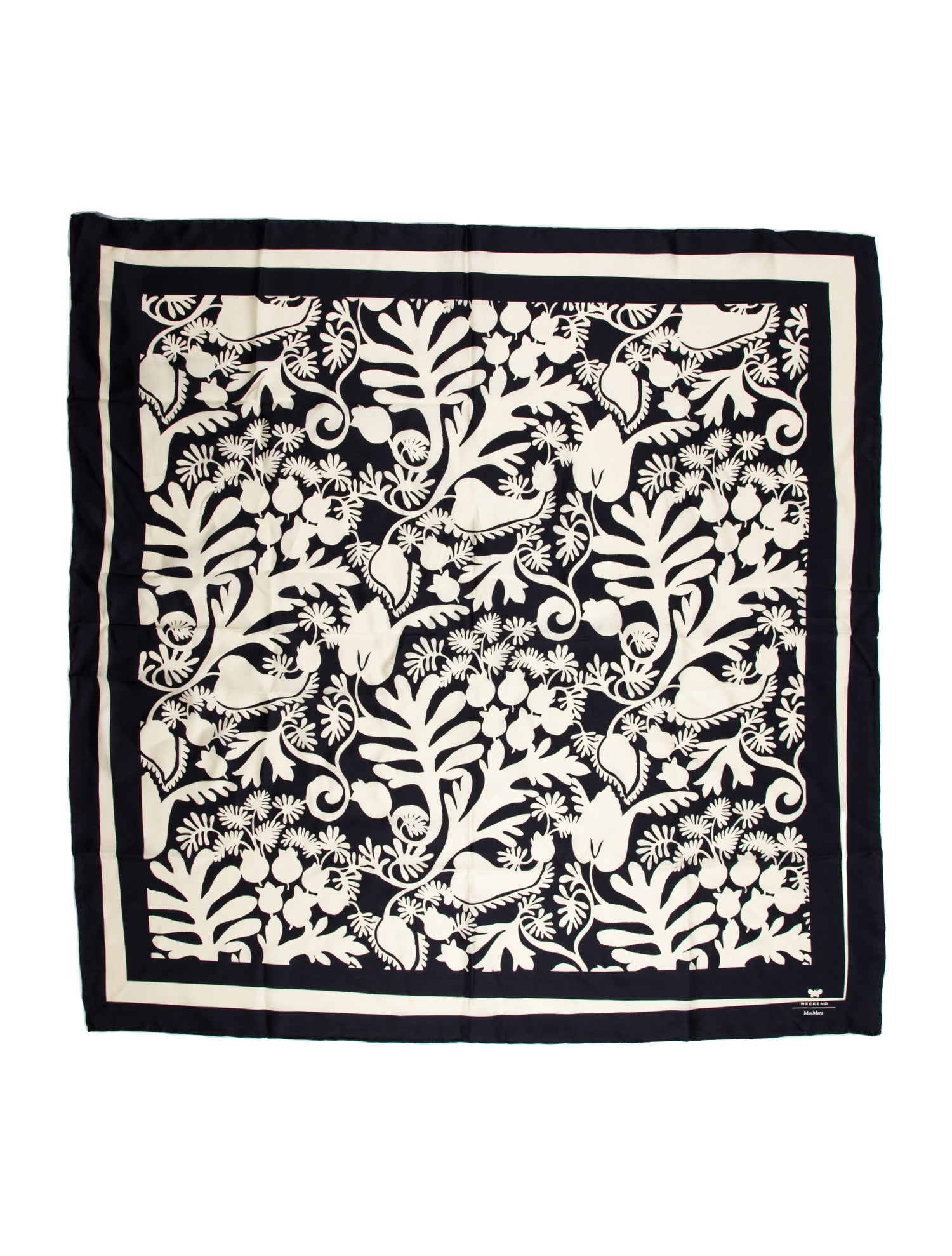 Weekend Max Mara Silk Floral Print Scarf