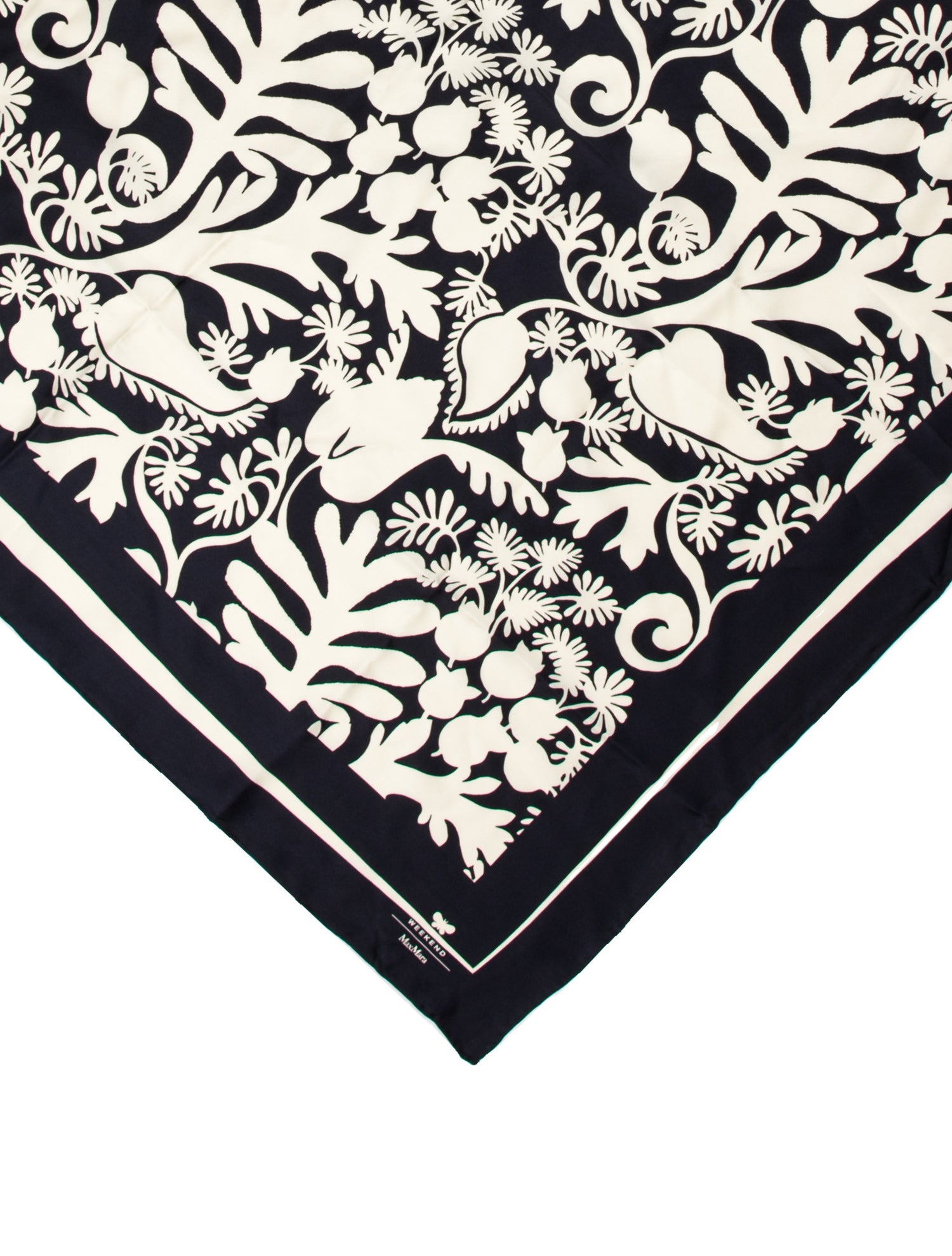 Weekend Max Mara Silk Floral Print Scarf