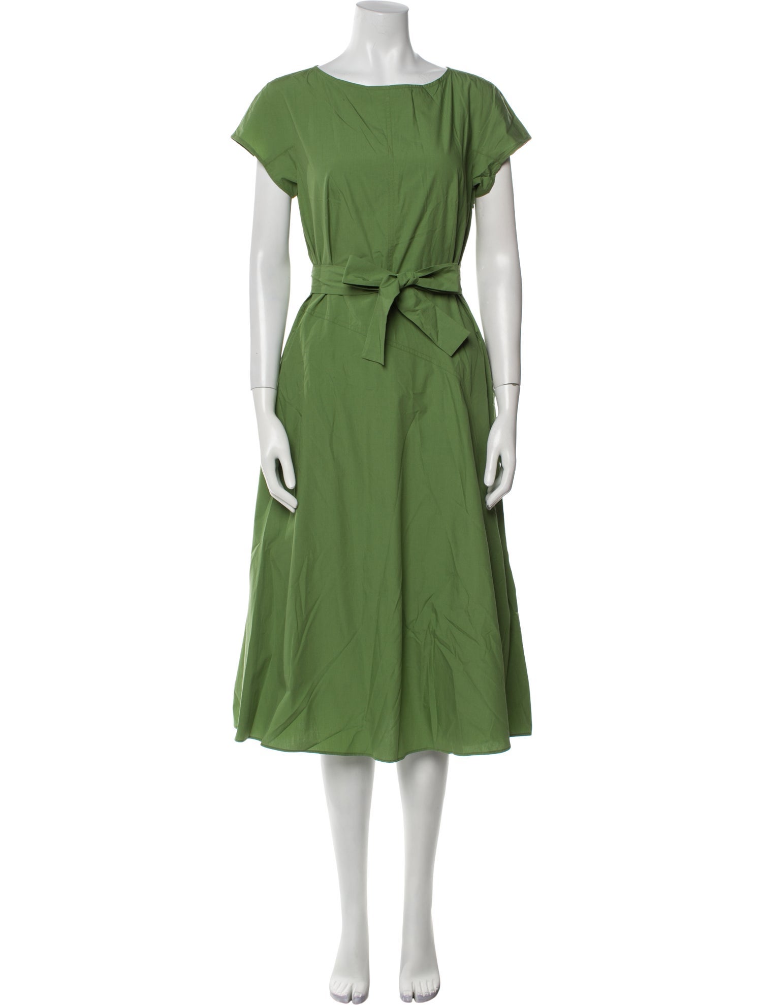 Weekend Max Mara Bateau Neckline Midi Length Dress