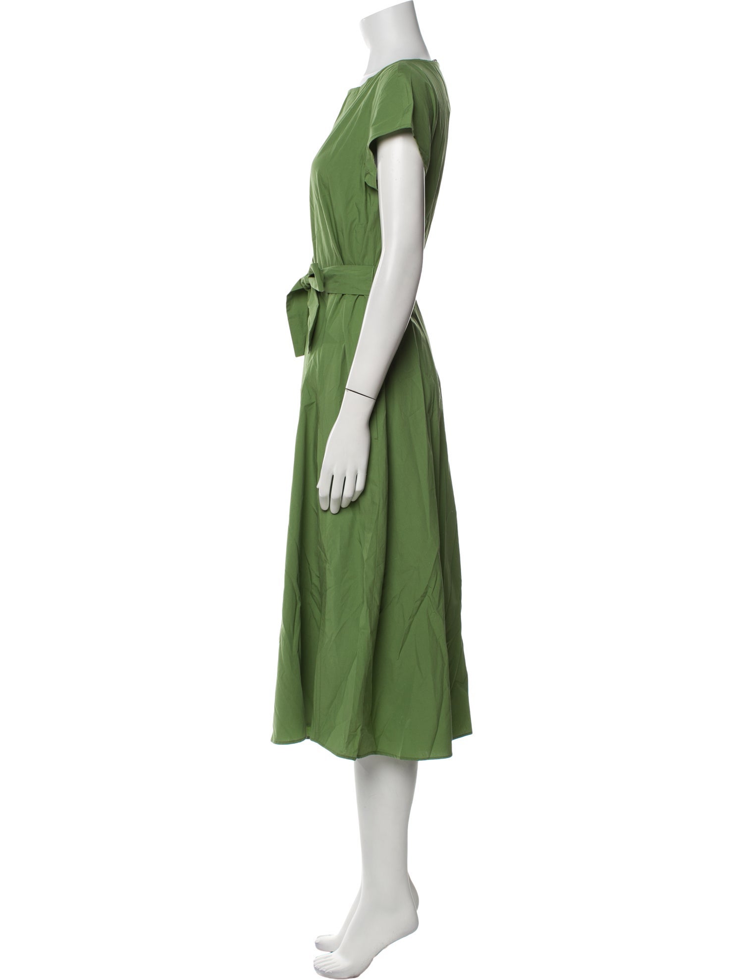 Weekend Max Mara Bateau Neckline Midi Length Dress