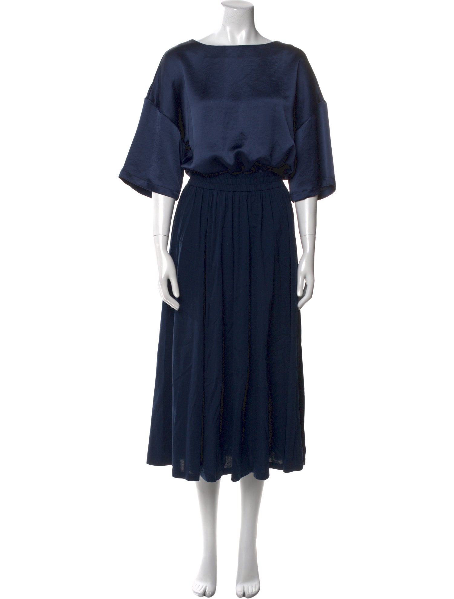 Weekend Max Mara Bateau Neckline Long Dress