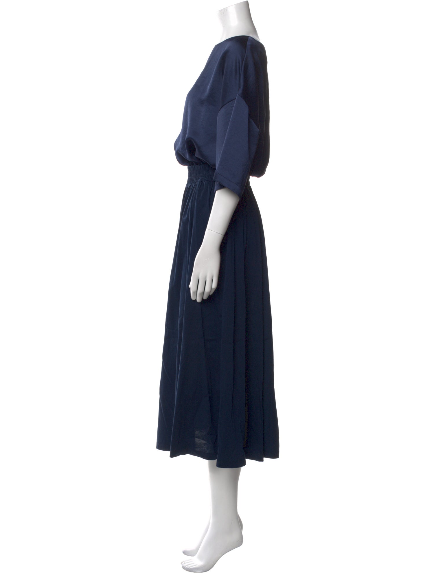 Weekend Max Mara Bateau Neckline Long Dress