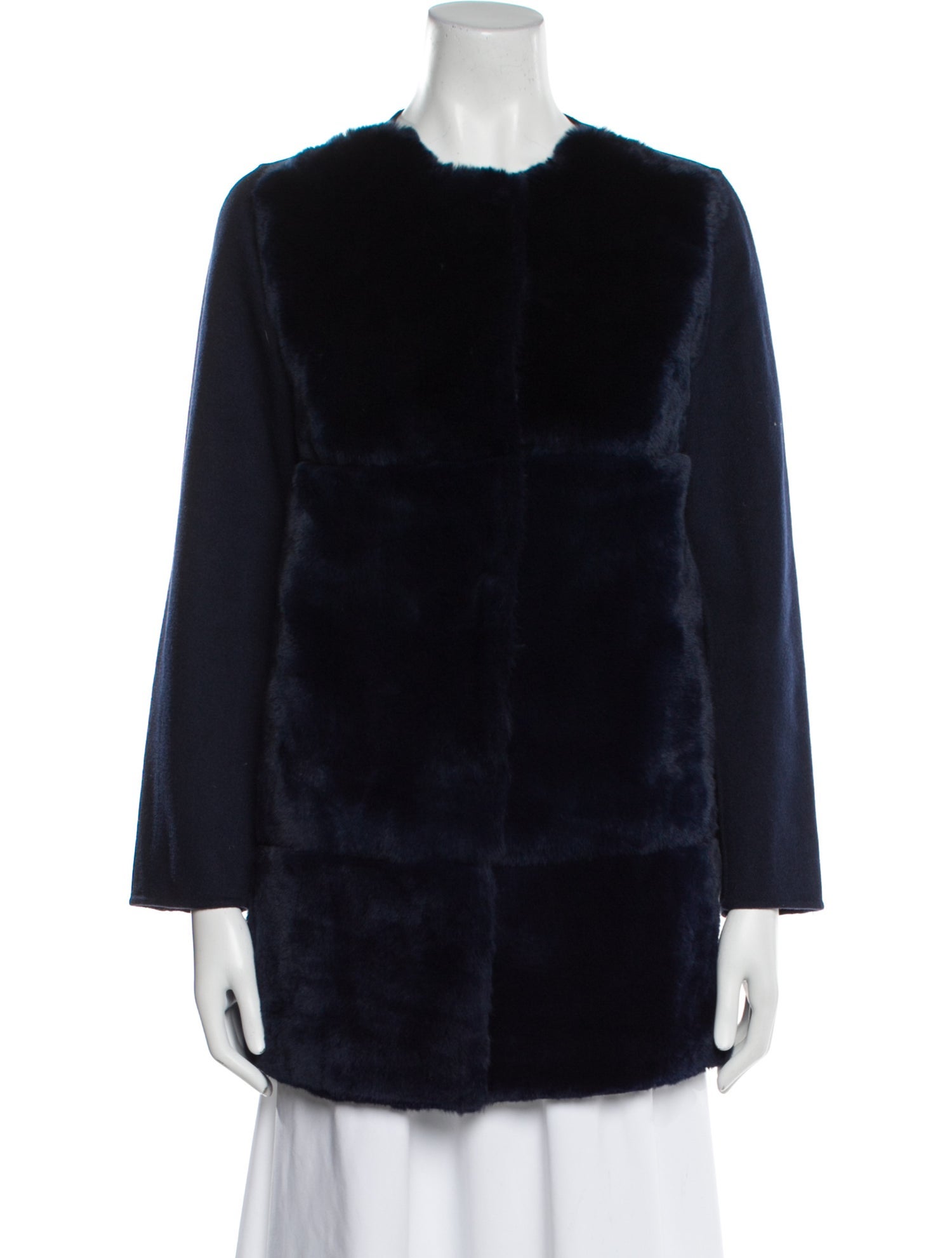 Weekend Max Mara Virgin Wool Fur Jacket
