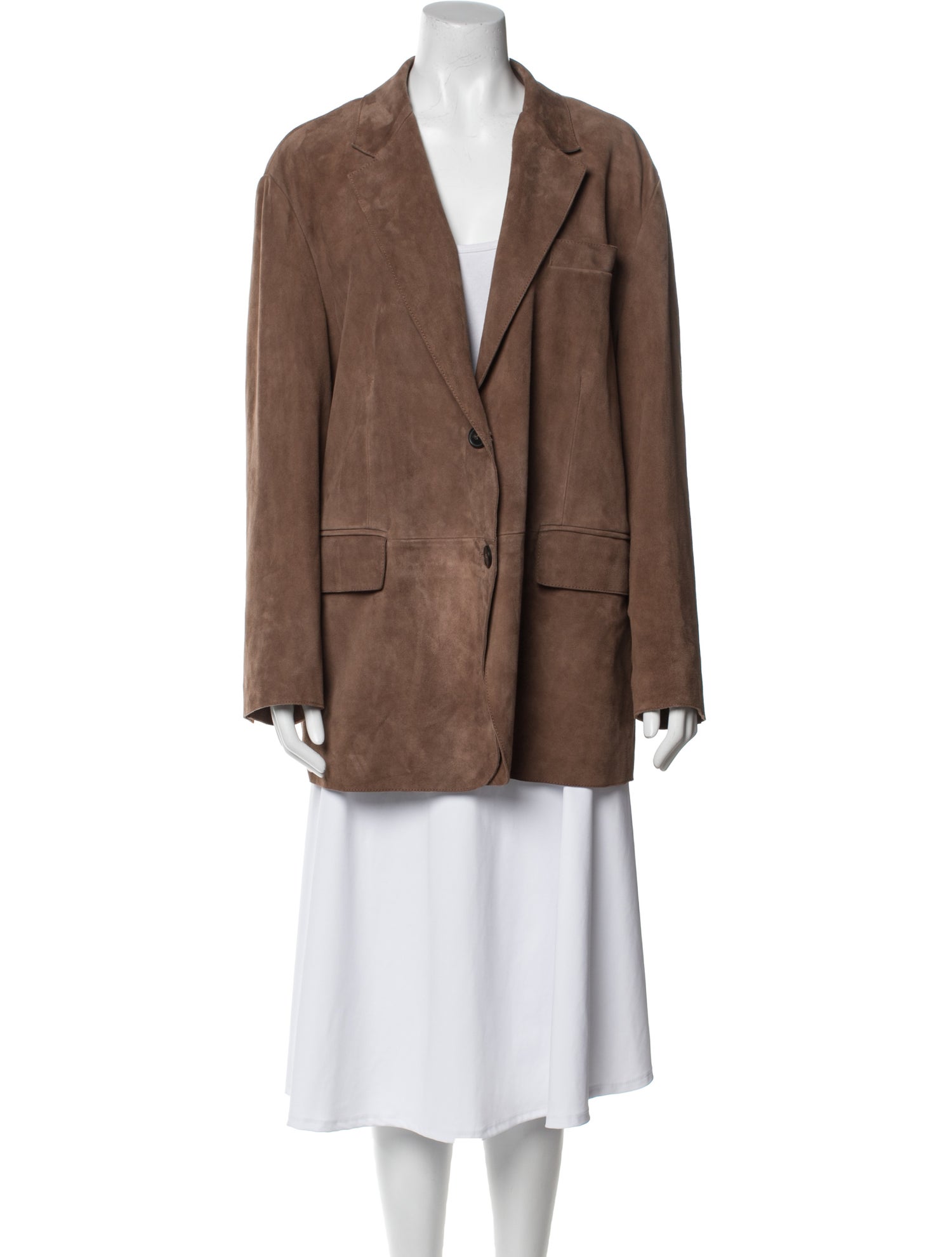 Weekend Max Mara Leather Peacoat