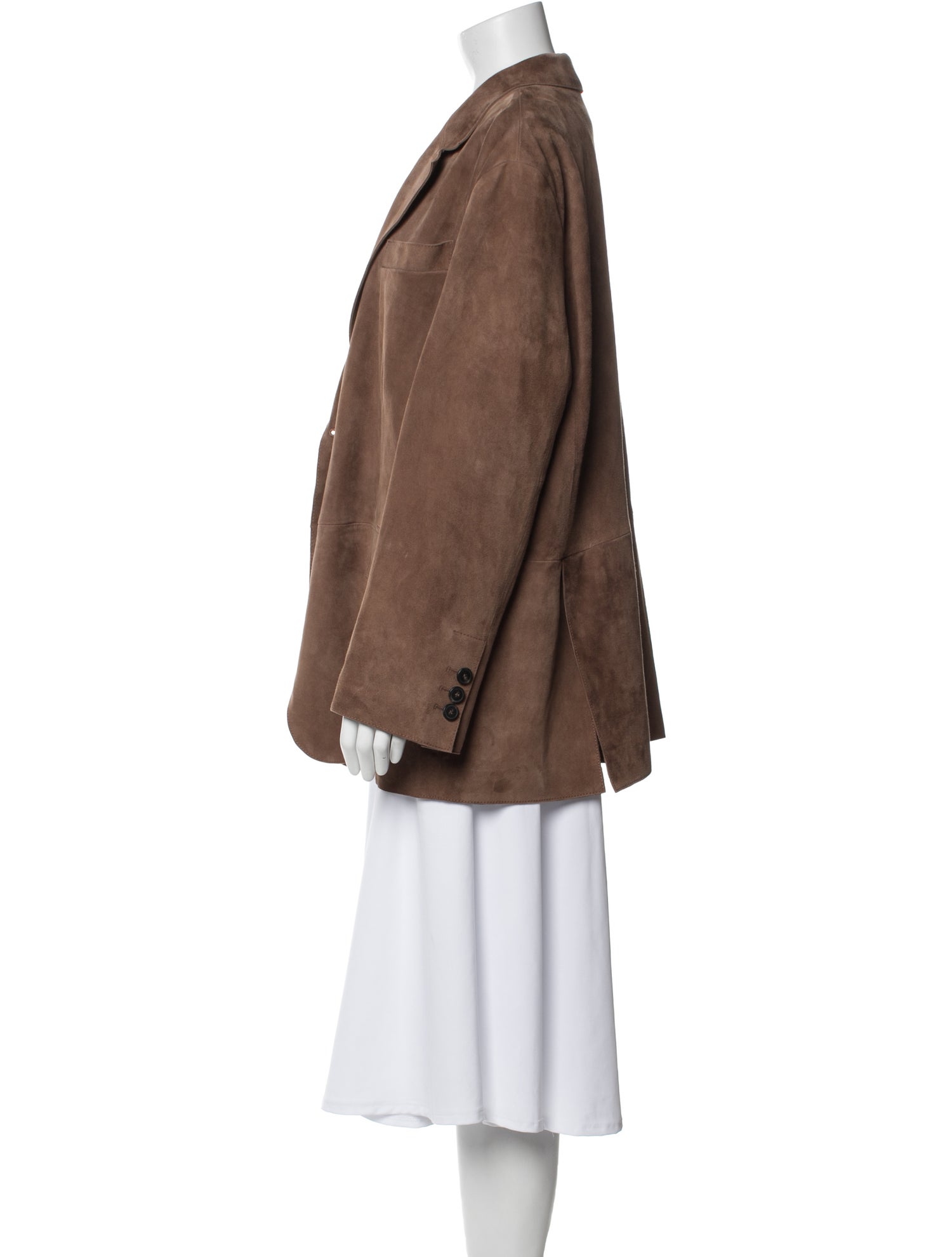 Weekend Max Mara Leather Peacoat