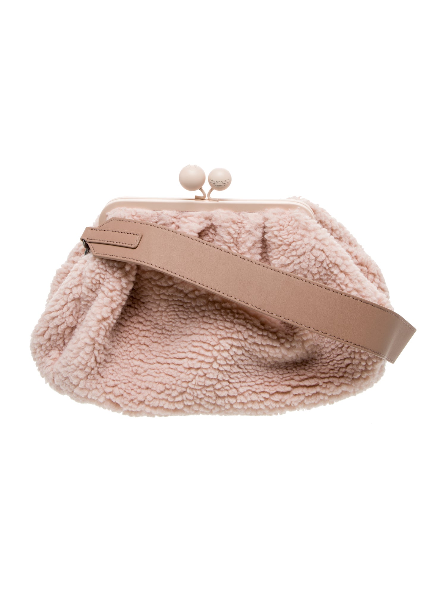 Weekend Max Mara Shearling Evening Bag