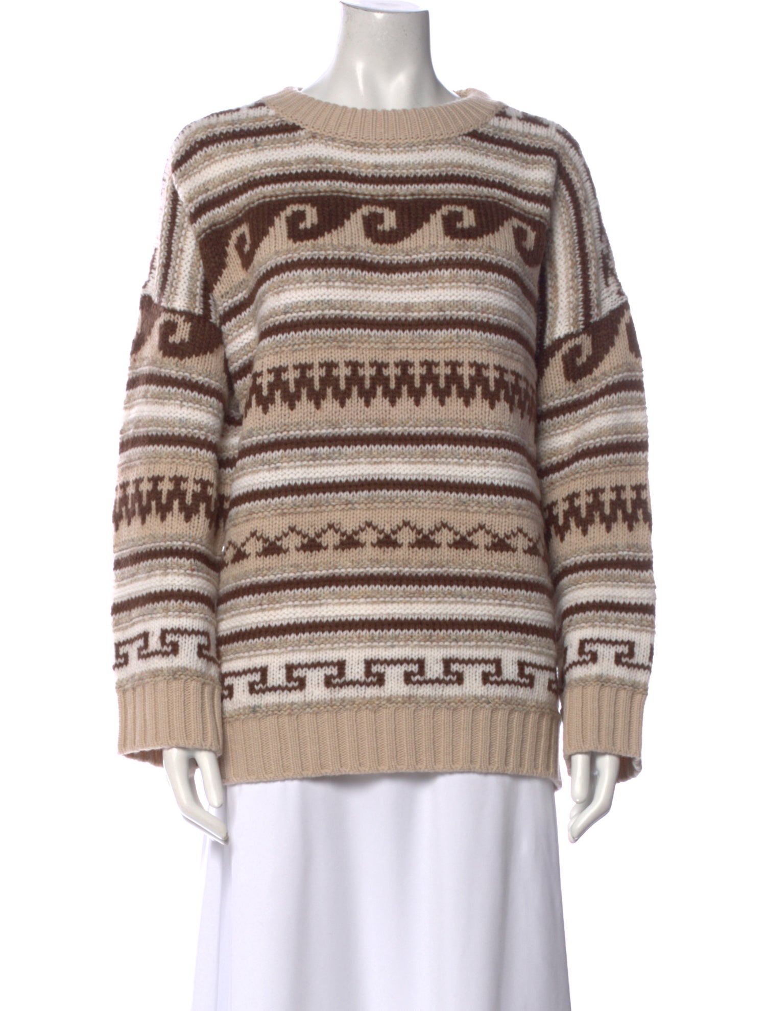 Weekend Max Mara Wool Printed Sweater w/ Tags