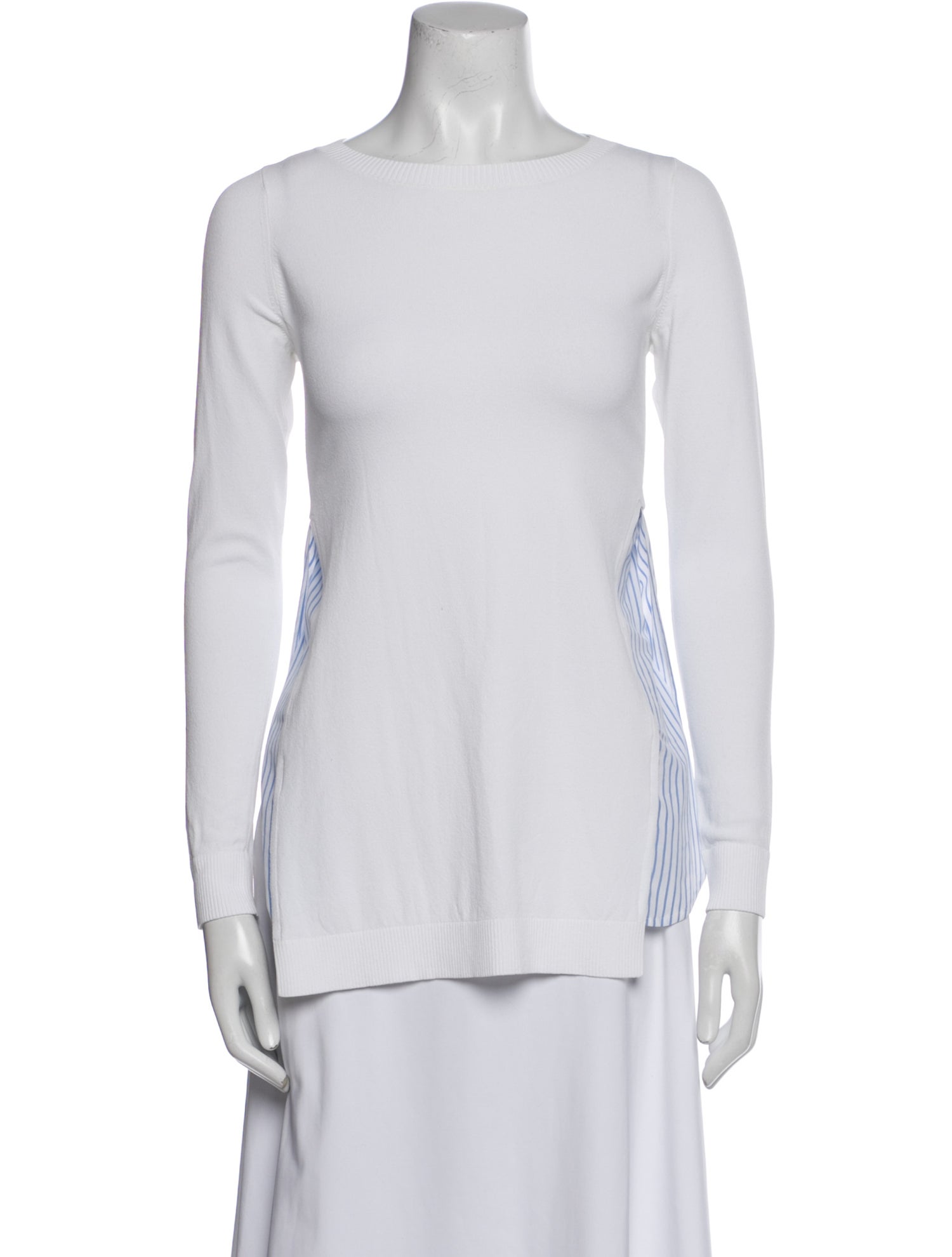 Weekend Max Mara Bateau Neckline Long Sleeve Top