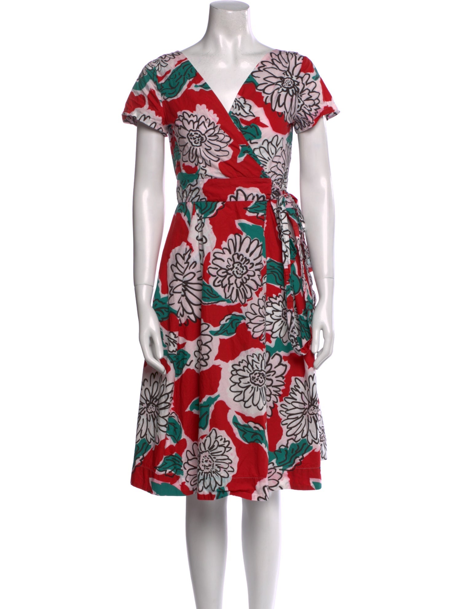 Weekend Max Mara Floral Print Knee-Length Dress