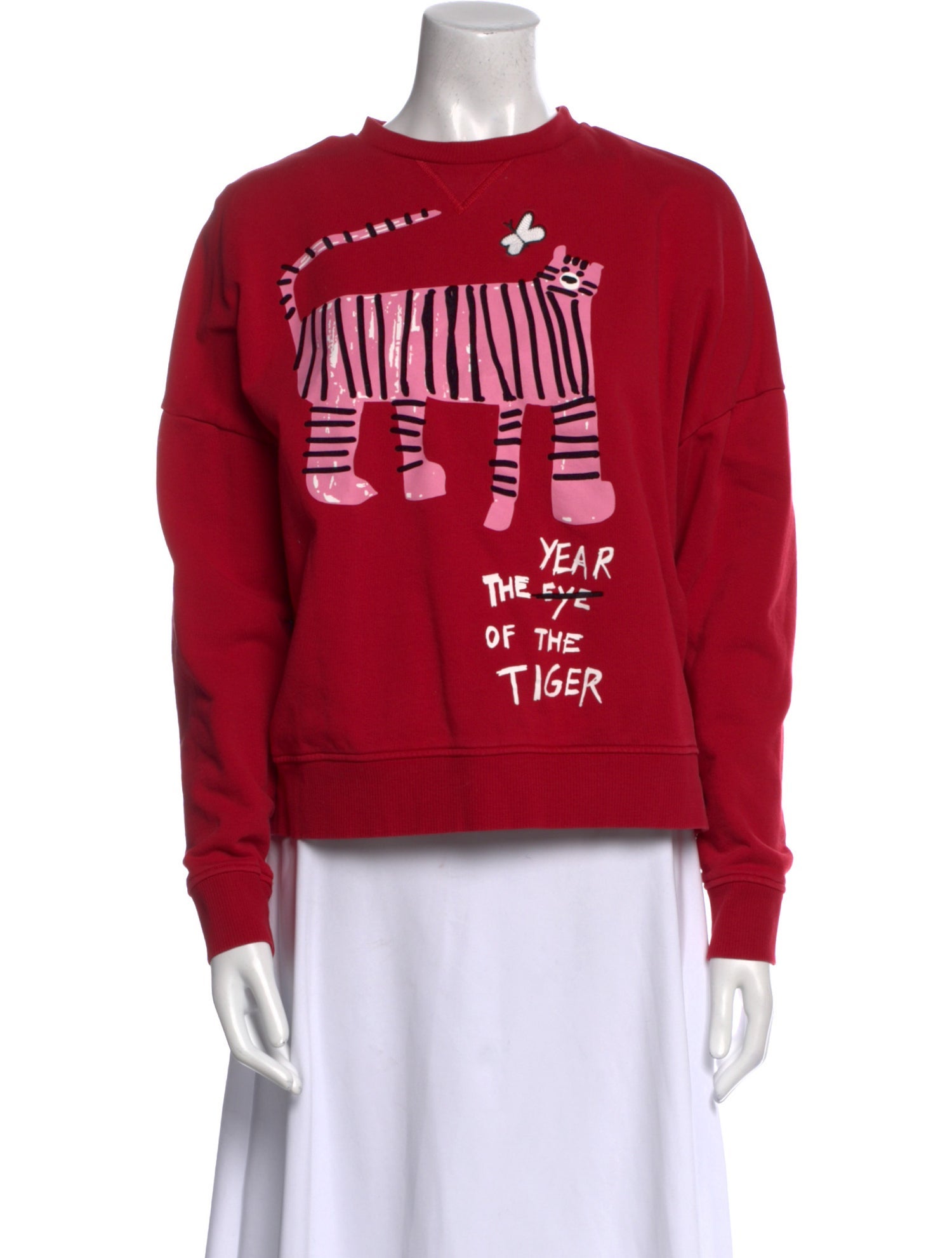 Weekend Max Mara Graphic Print Crew Neck Sweatshirt