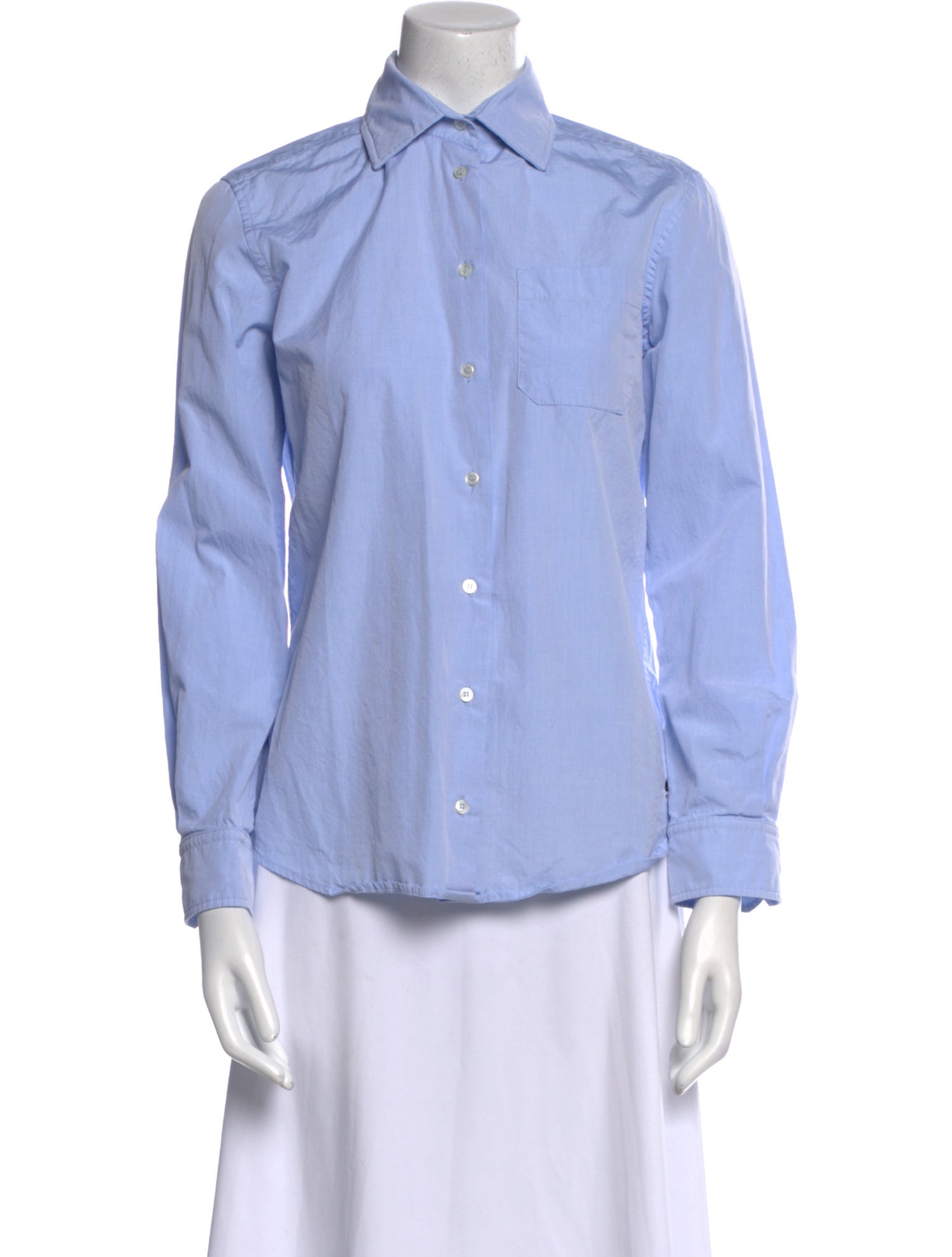 Weekend Max Mara Long Sleeve Button-Up Top