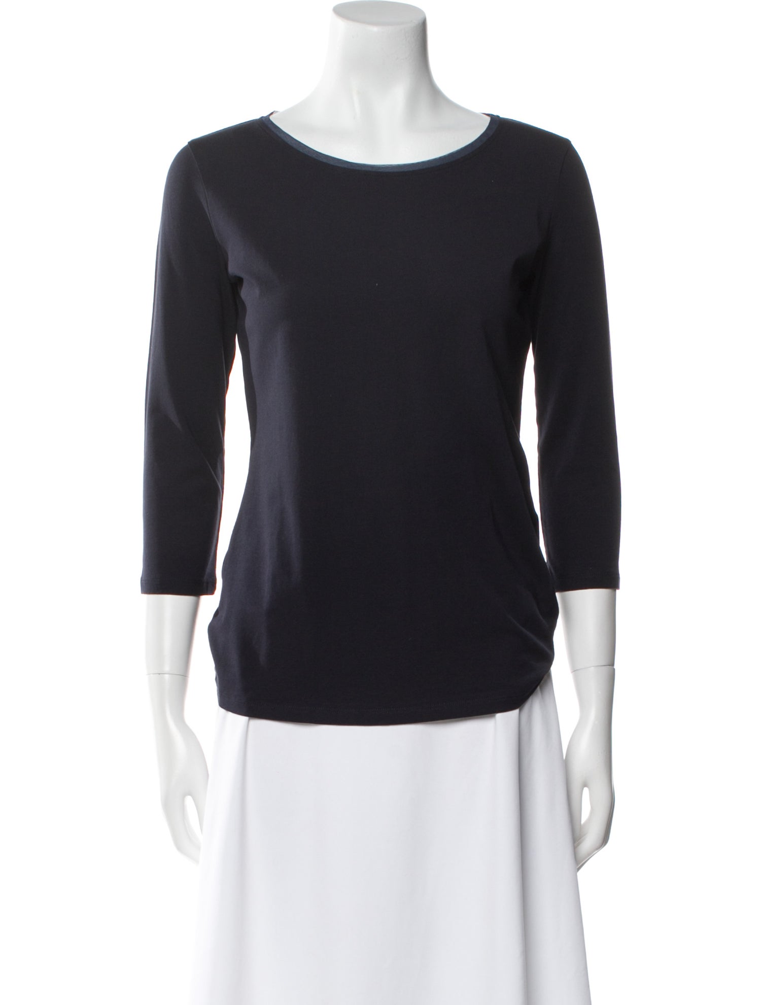 Weekend Max Mara Bateau Neckline Three-Quarter Sleeve Top