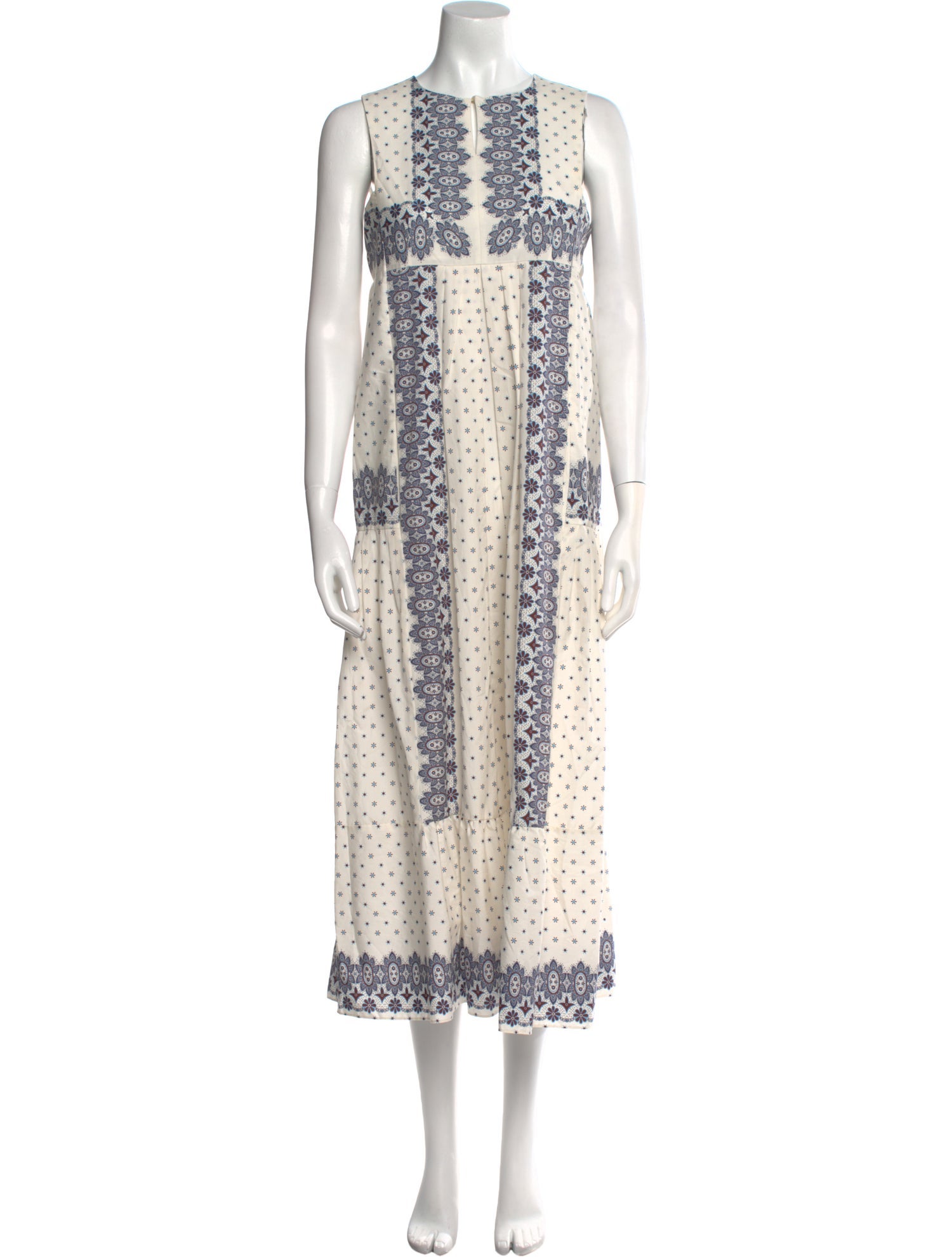 Weekend Max Mara Lace Pattern Long Dress