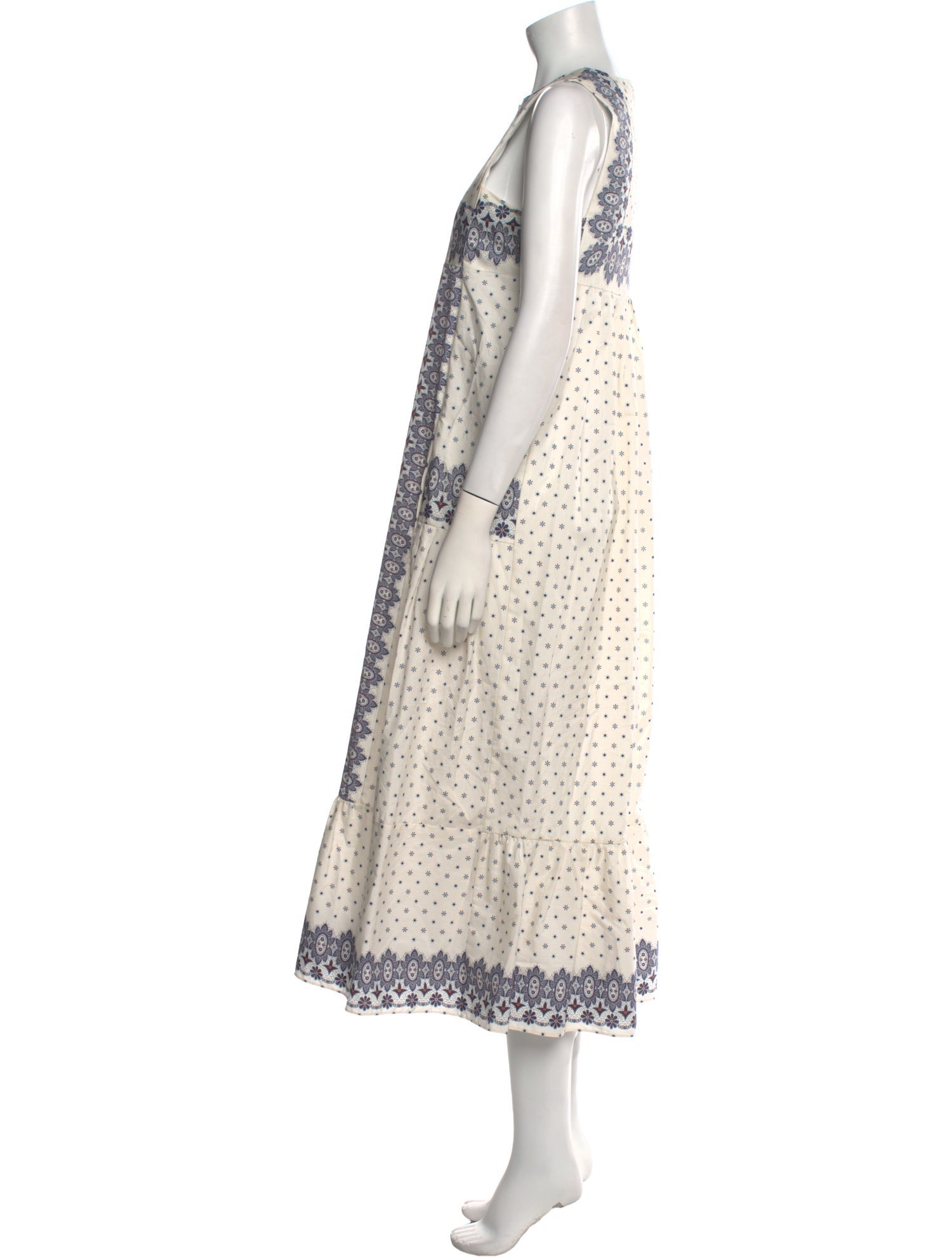 Weekend Max Mara Lace Pattern Long Dress