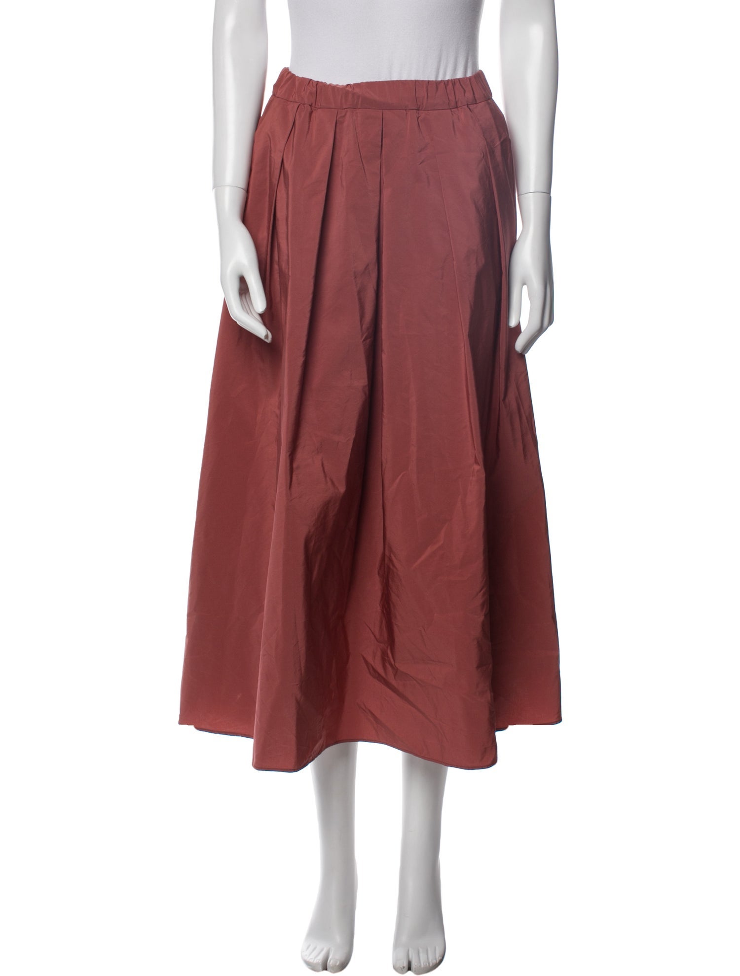 Weekend Max Mara Pleated Accents Midi Length Skirt