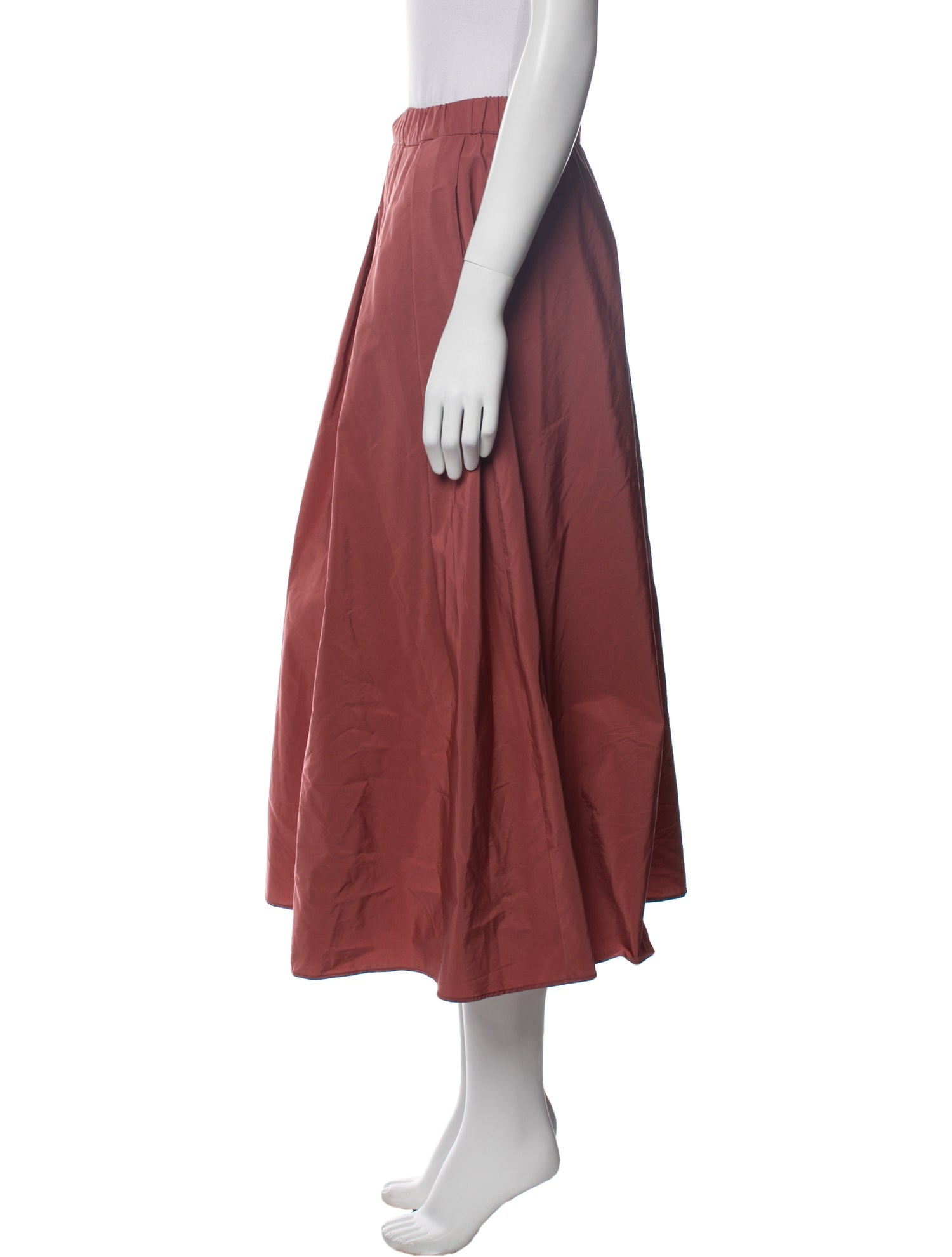 Weekend Max Mara Pleated Accents Midi Length Skirt