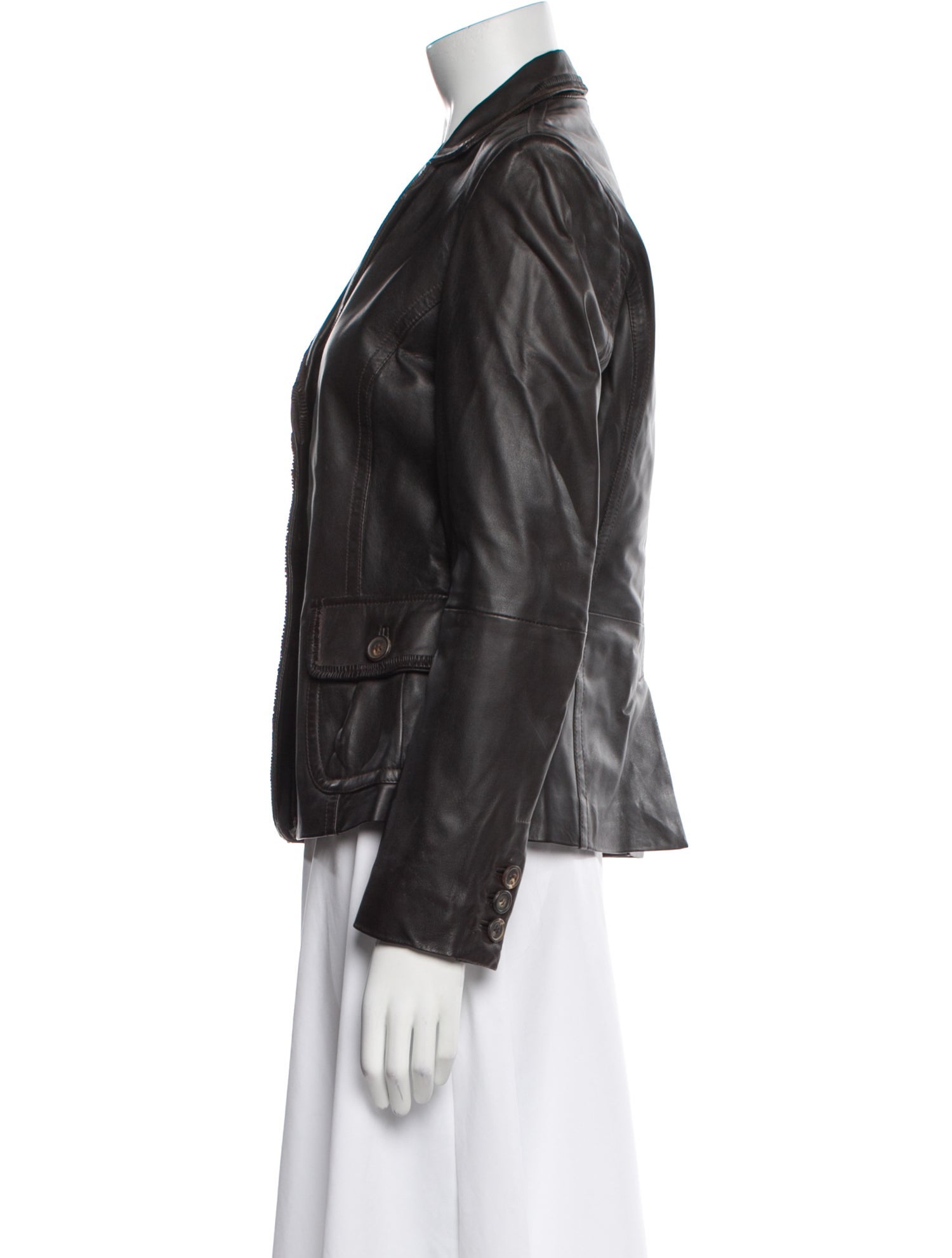 Weekend Max Mara Leather Blazer