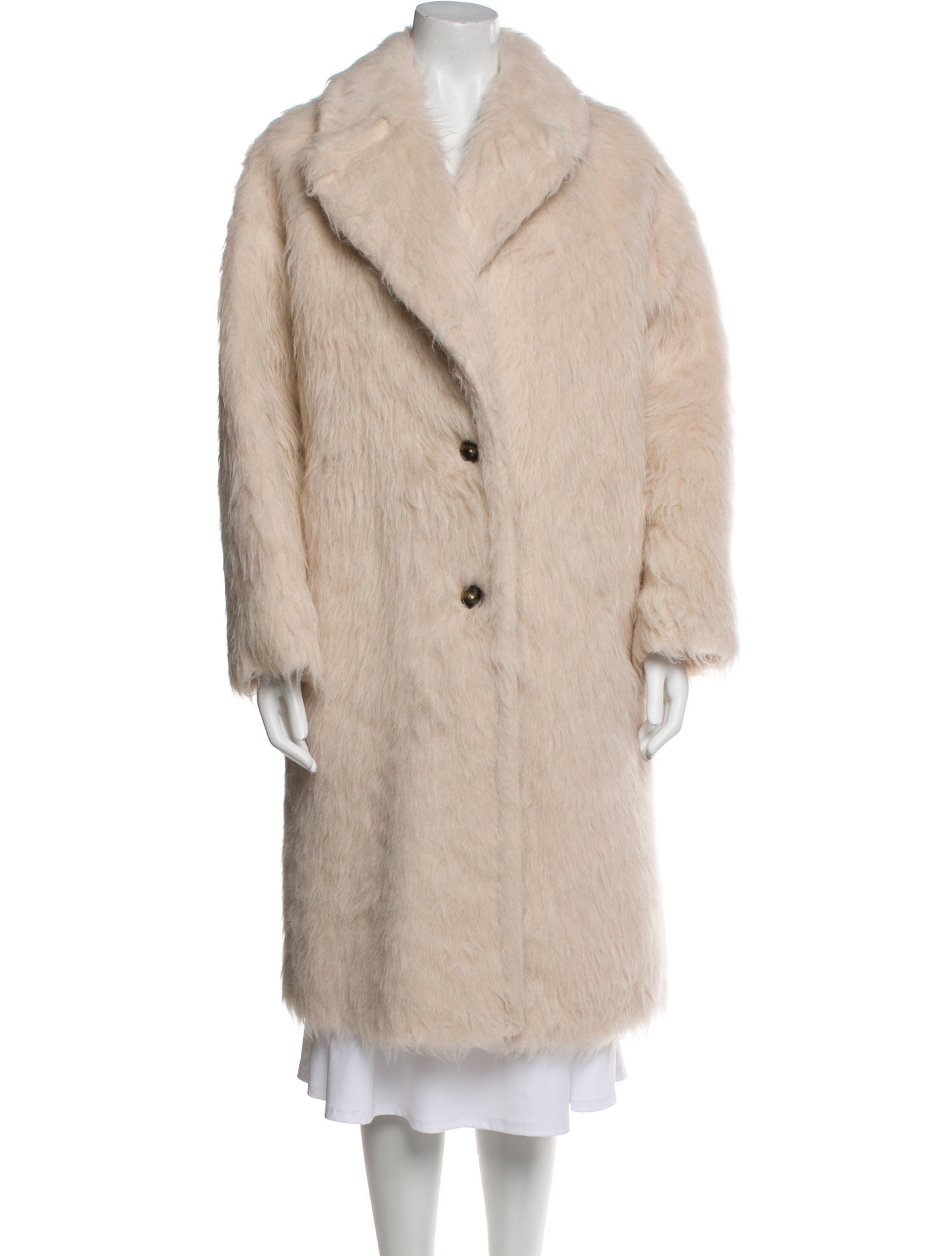 Weekend Max Mara Alpaca Faux Fur Coat
