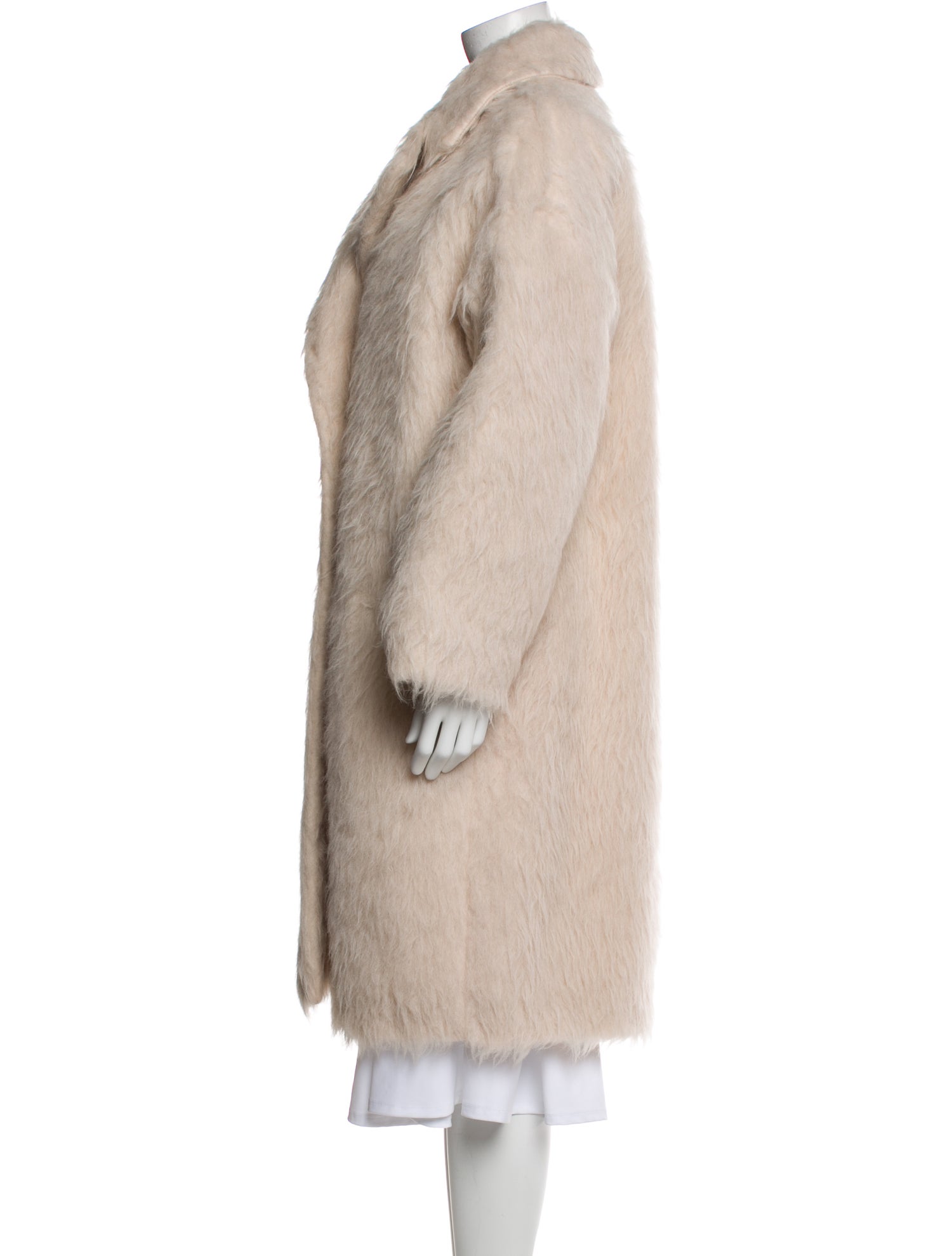 Weekend Max Mara Alpaca Faux Fur Coat