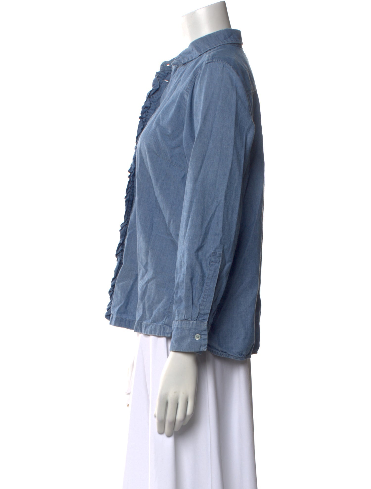 Weekend Max Mara Long Sleeve Button-Up Top