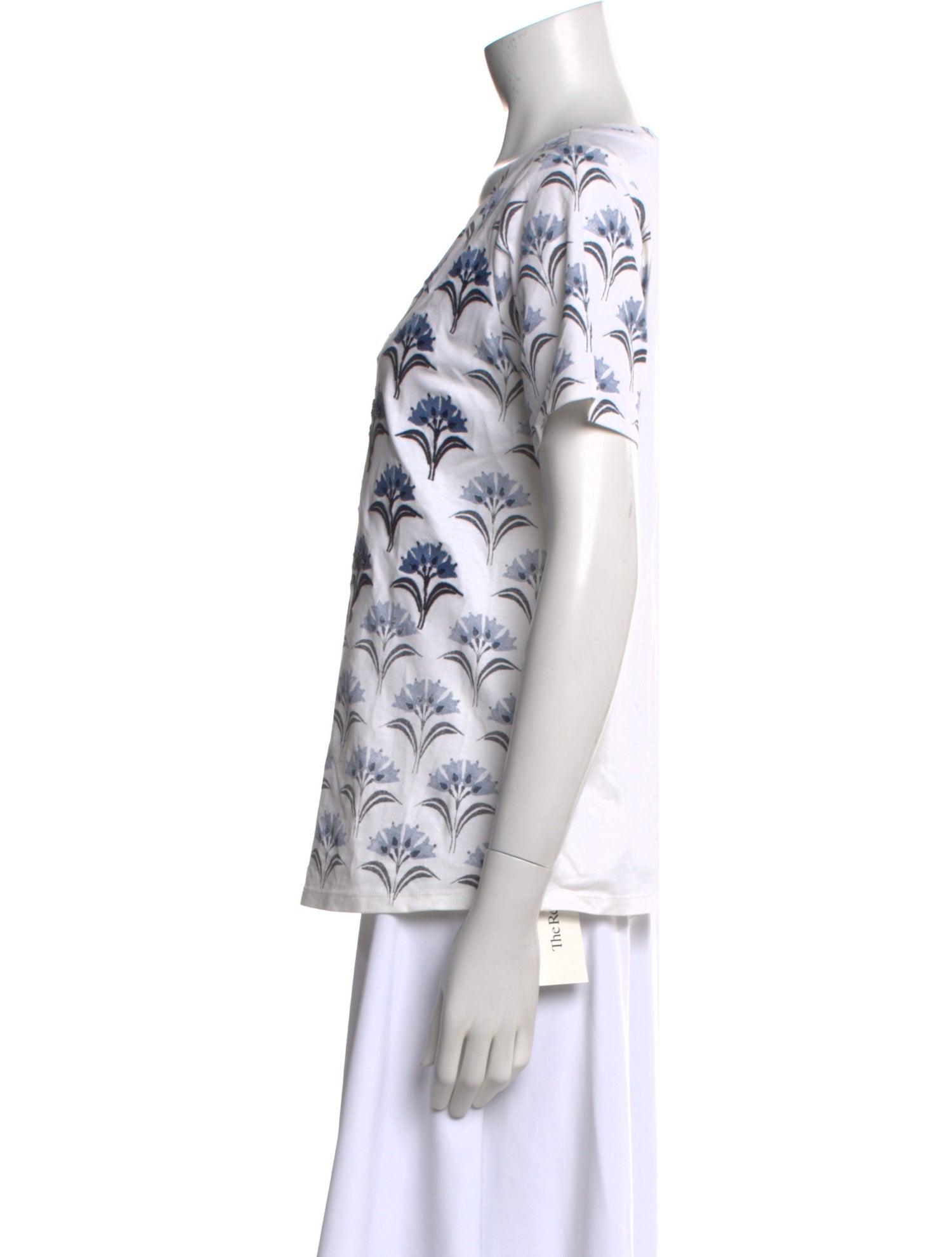 Weekend Max Mara Printed Bateau Neckline T-Shirt