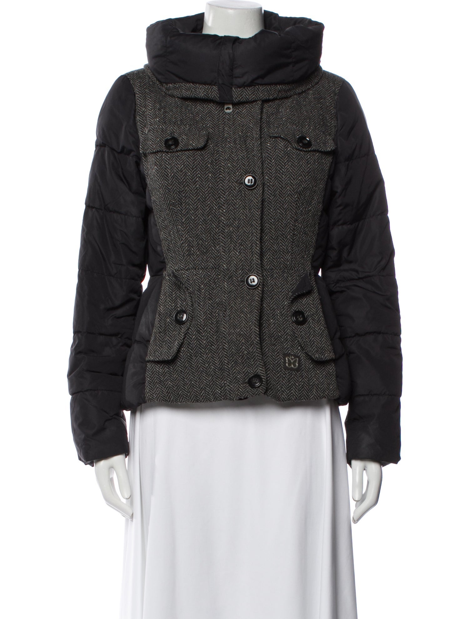 Weekend Max Mara Virgin Wool Printed Jacket