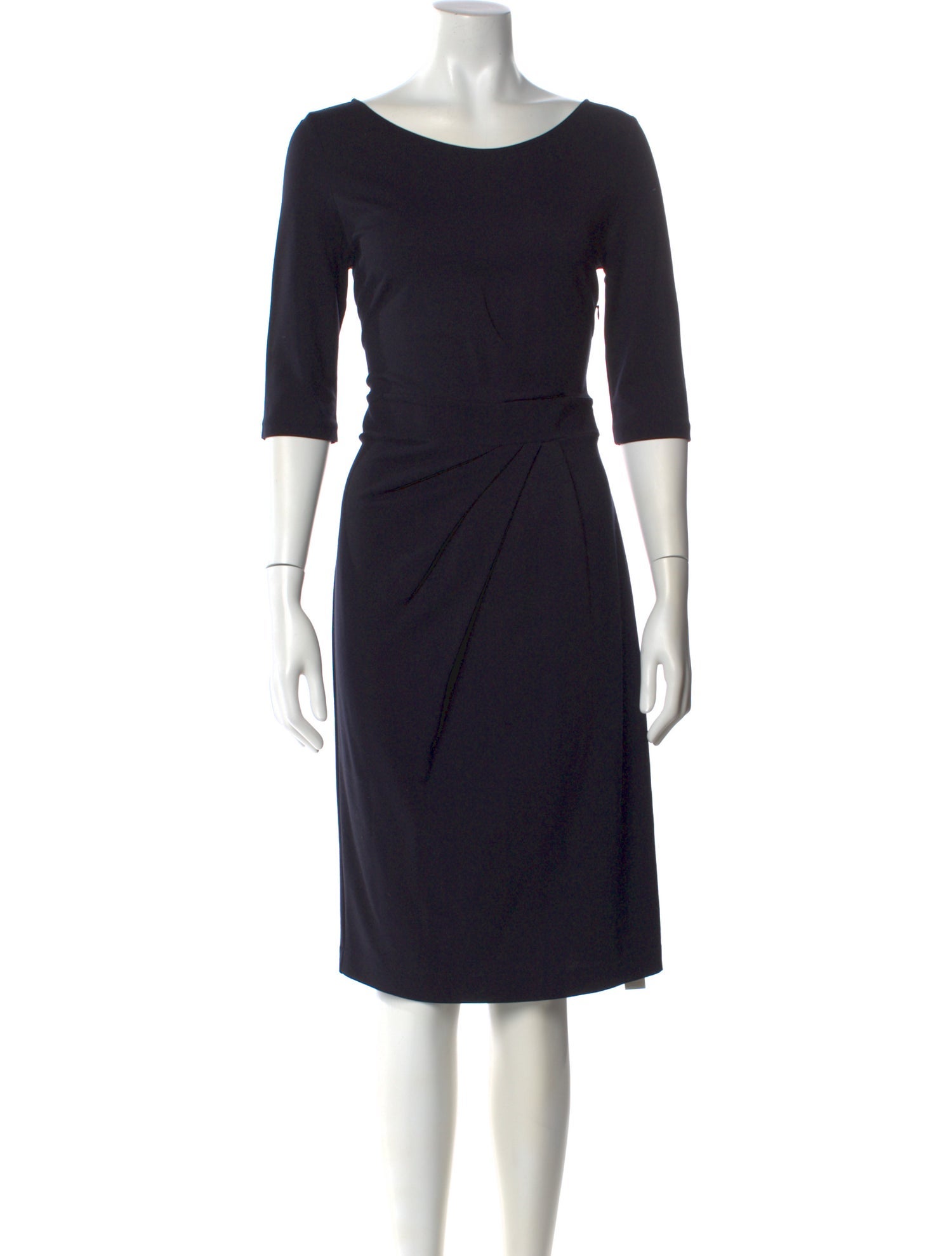 Weekend Max Mara Bateau Neckline Midi Length Dress