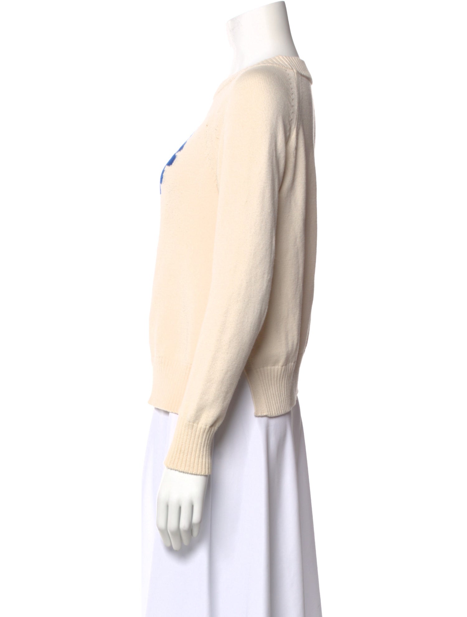 Weekend Max Mara Graphic Print Crew Neck Sweater