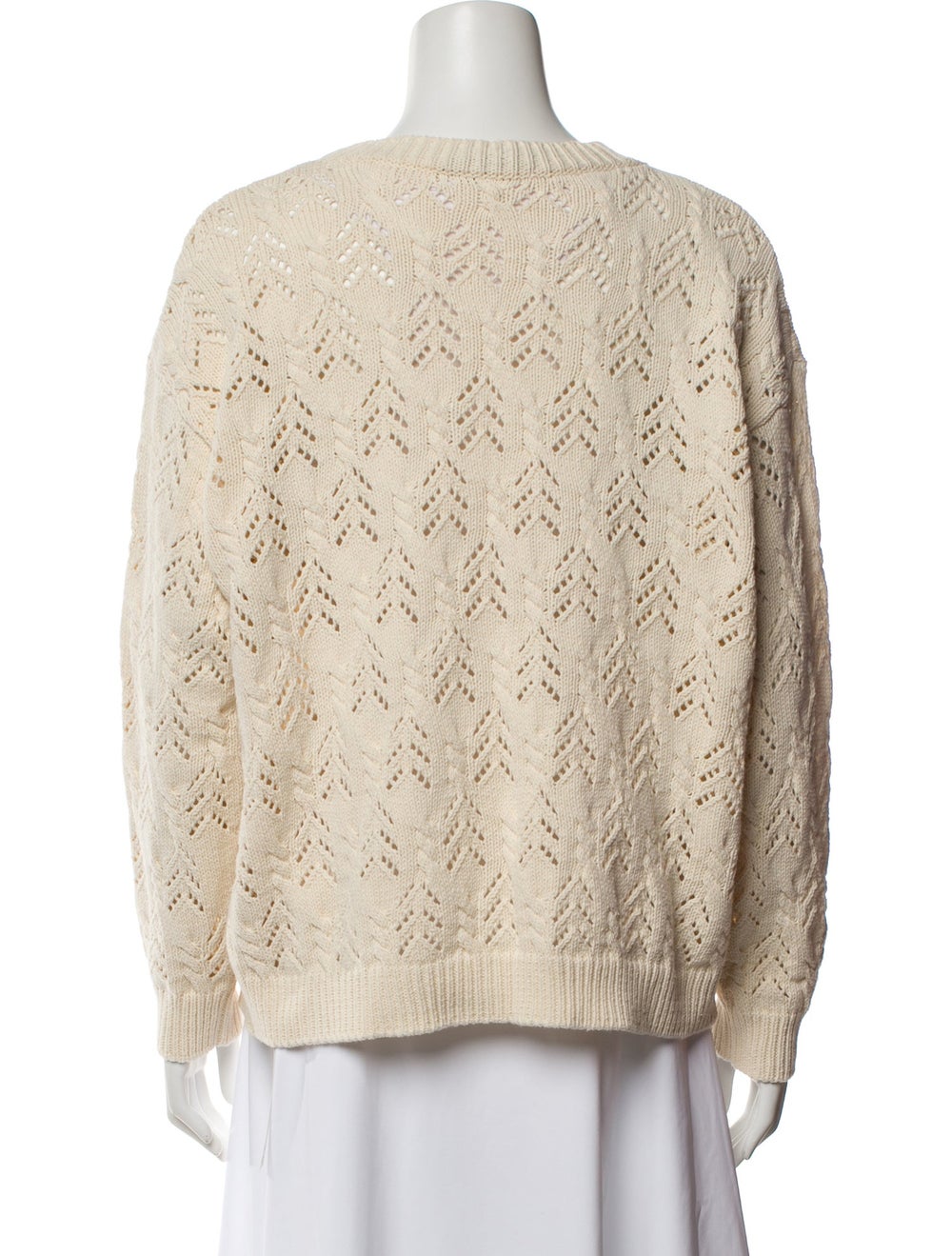 Weekend Max Mara Patterned Crew Neck Sweater - image 3