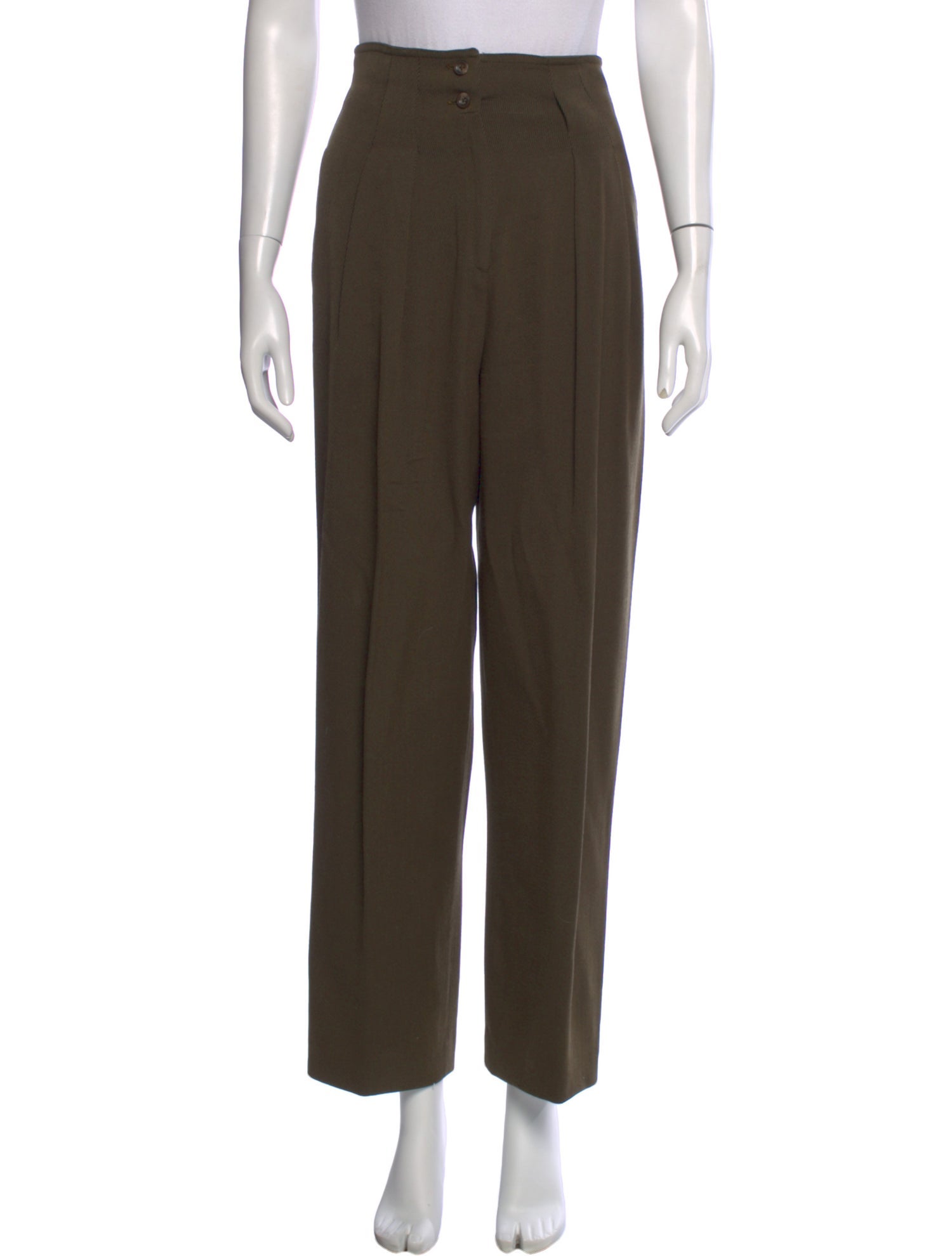 Weekend Max Mara Virgin Wool Wide Leg Pants