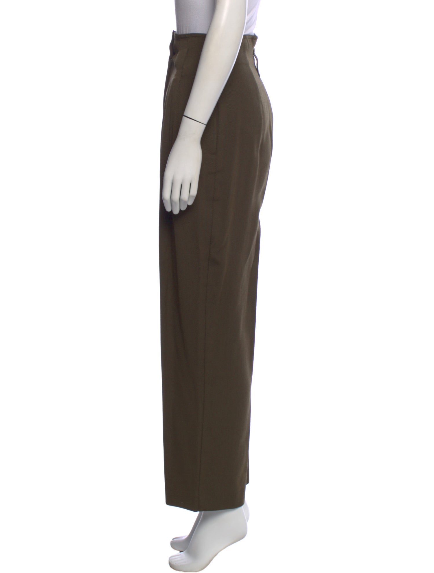 Weekend Max Mara Virgin Wool Wide Leg Pants