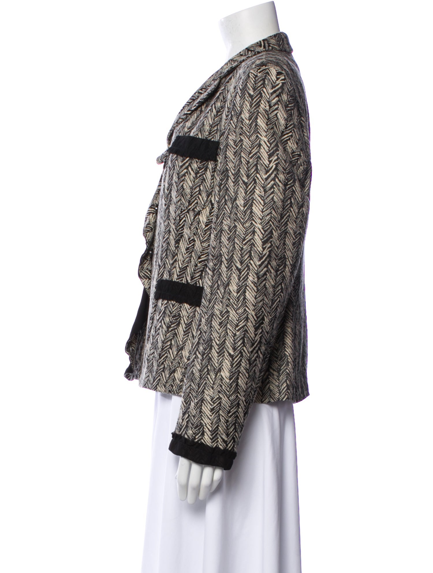 Weekend Max Mara Tweed Pattern Blazer