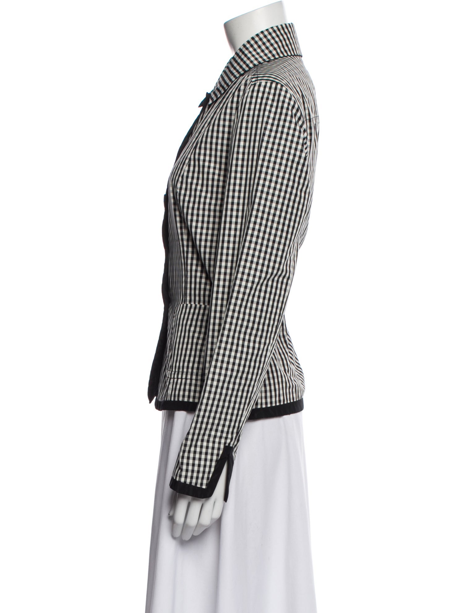 Weekend Max Mara Plaid Print Blazer