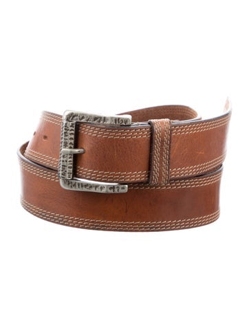 Pre-owned Weekend Max Mara Leather Belt In Brown