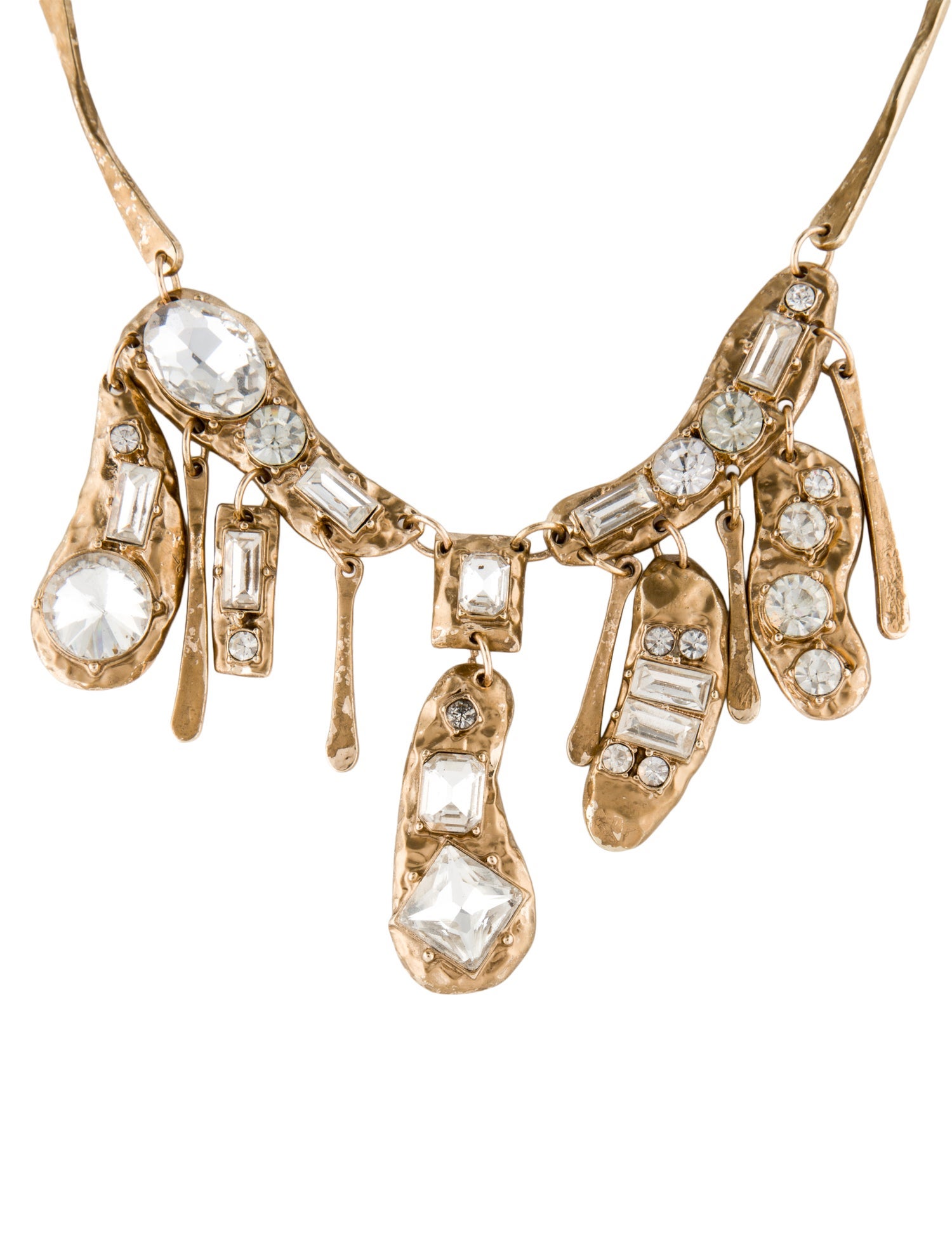 Weekend Max Mara Crystal Station Pendant Necklace