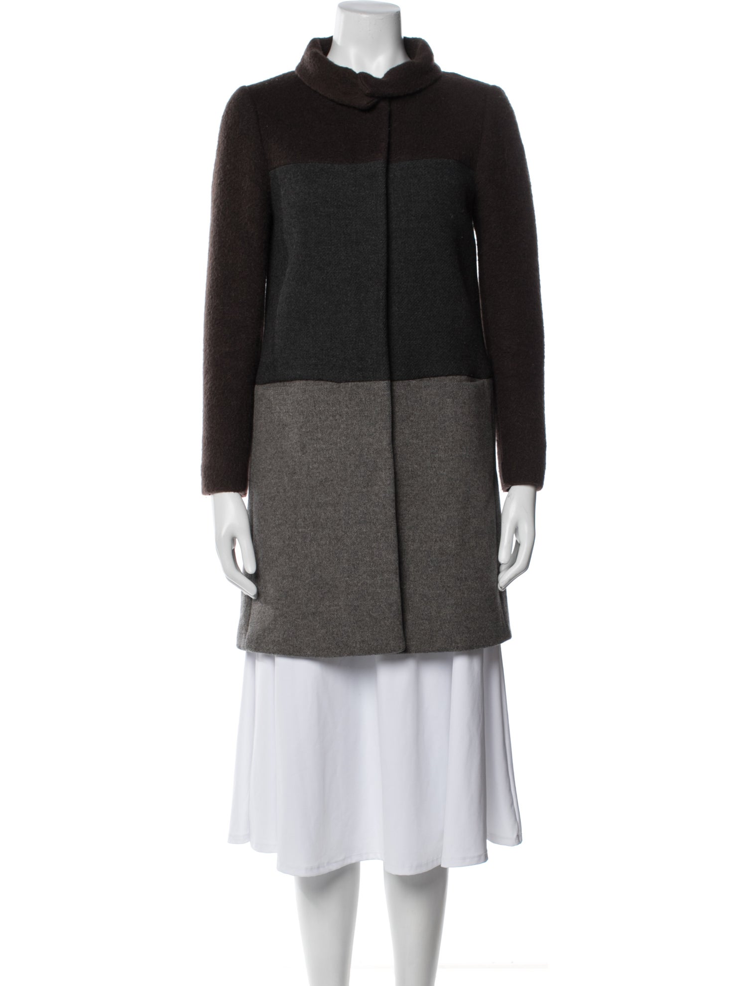 Prada Leopard Print Calf Hair Coat - Brown Coats, Clothing