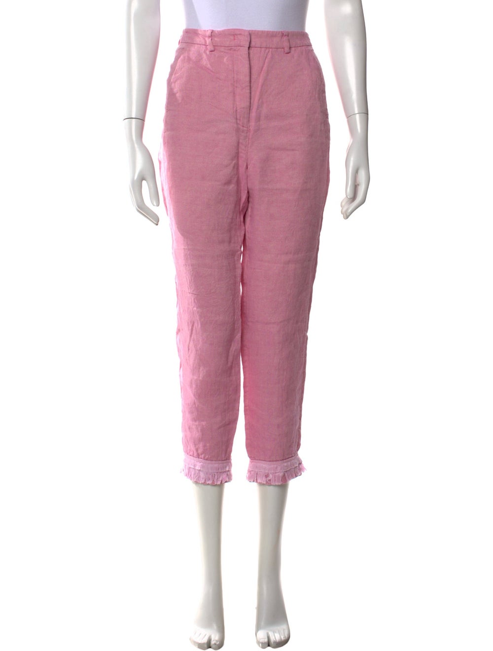 Weekend Max Mara Linen Straight Leg Pants