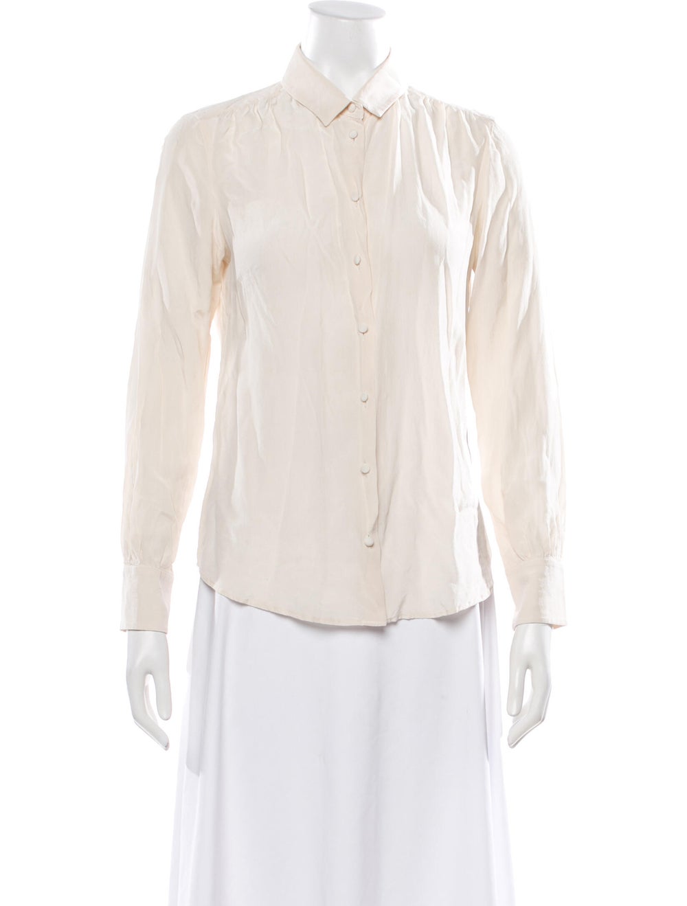 Weekend Max Mara Silk Long Sleeve Blouse