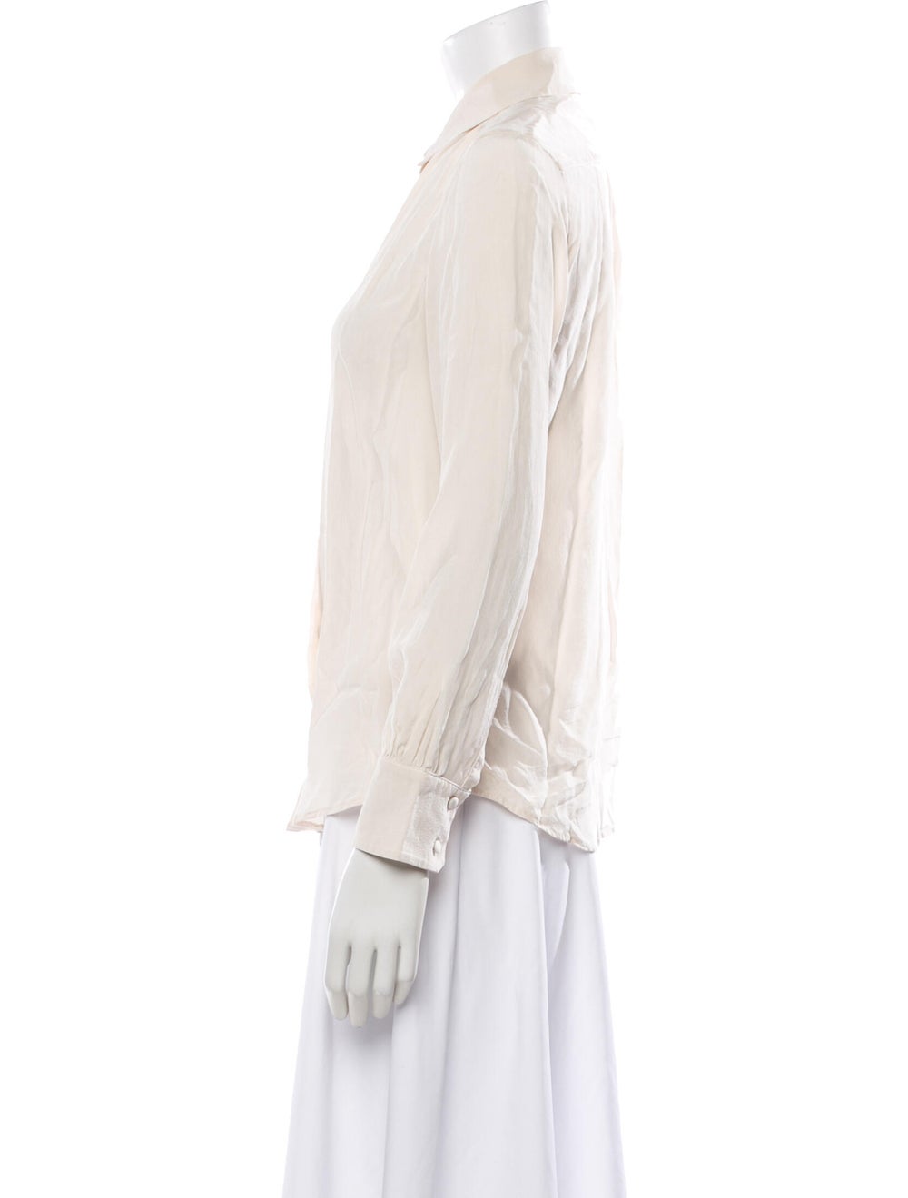 Weekend Max Mara Silk Long Sleeve Blouse View 2